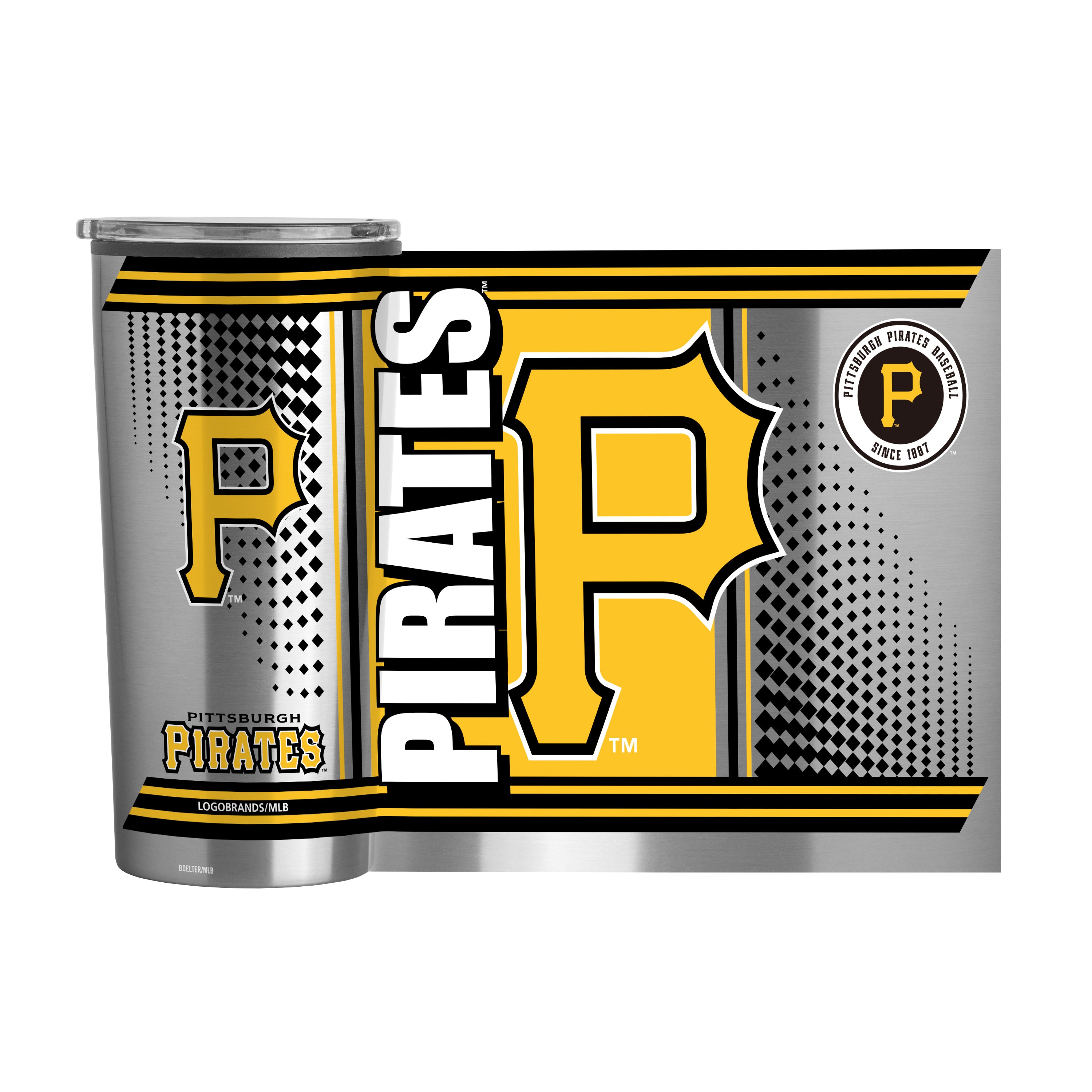 Pittsburgh Pirates 20oz Hero Fusion Tumbler - Sports Gifts, Sports Memorabilia, Sports Collectibles, Fan Shop