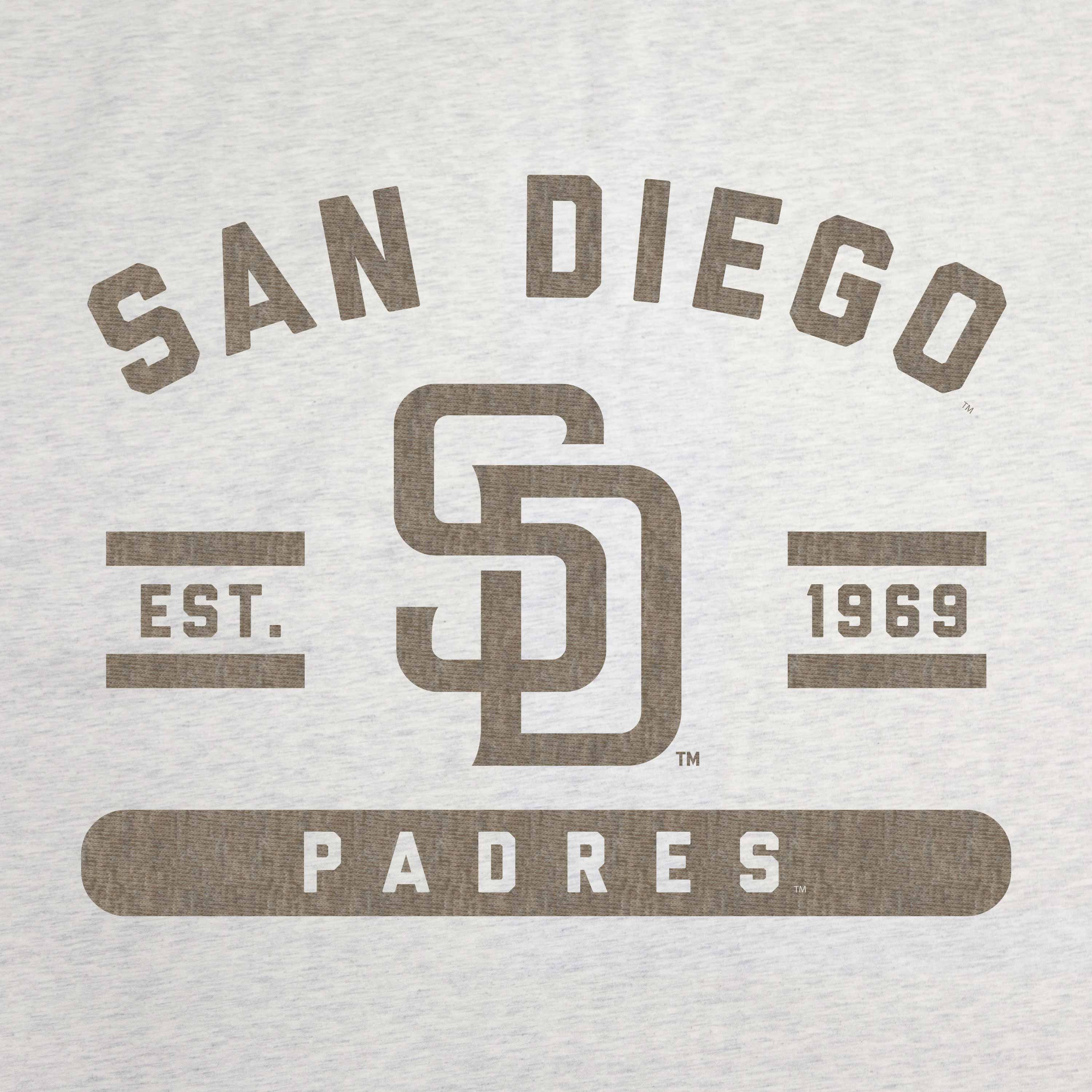 San Diego Padres Oatmeal Sweatshirt Blanket - Sports Gifts, Sports Memorabilia, Sports Collectibles, Fan Shop