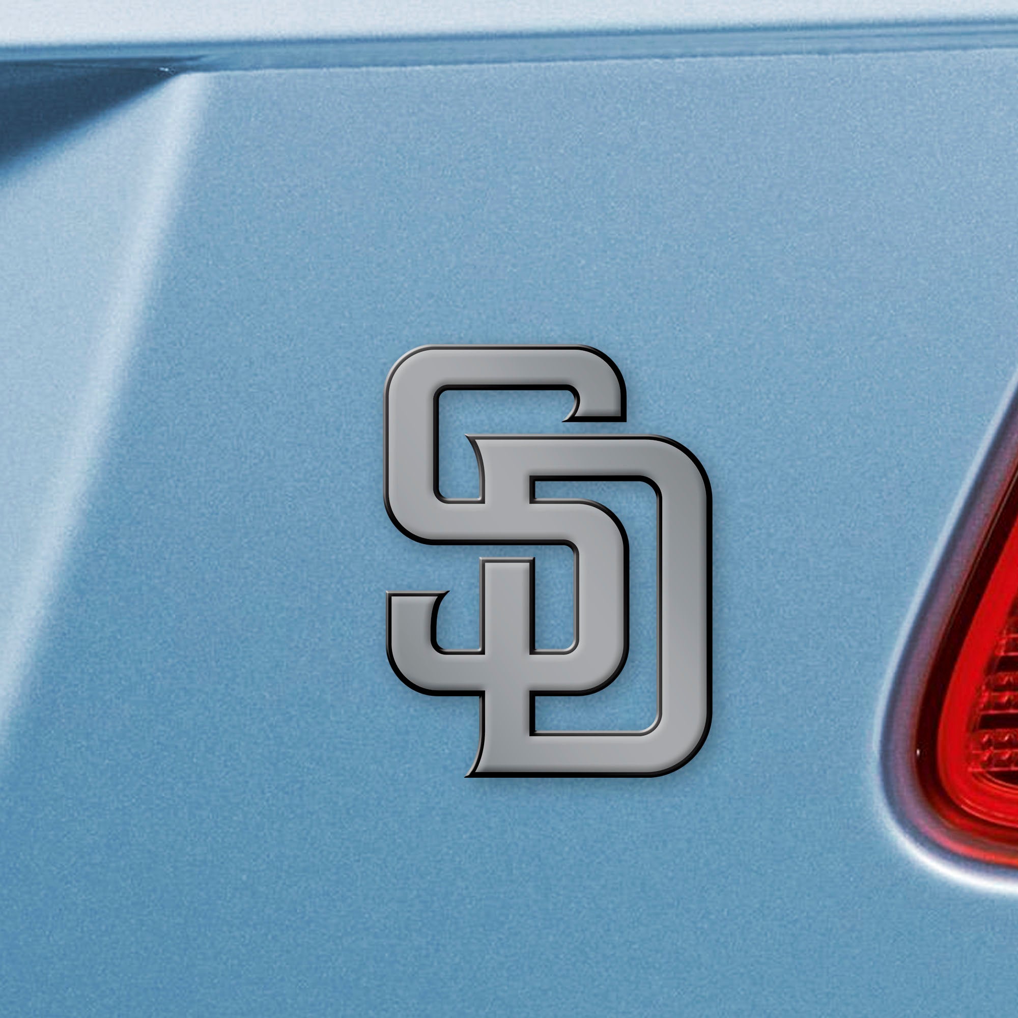 MLB - San Diego Padres Chrome Emblem - Sports Gifts, Sports Memorabilia, Sports Collectibles, Fan Shop