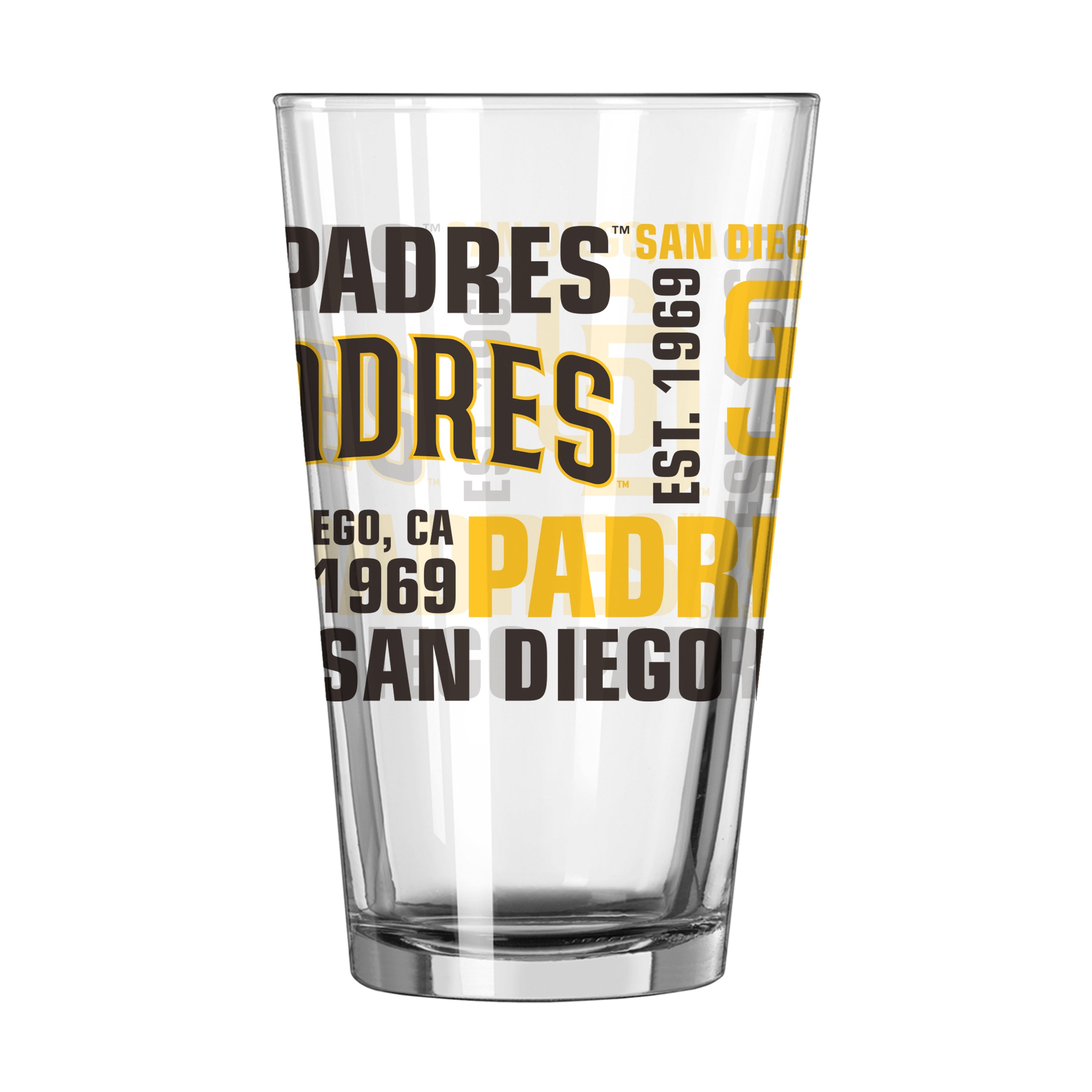 San Diego Padres 16oz Spirit Pint Glass