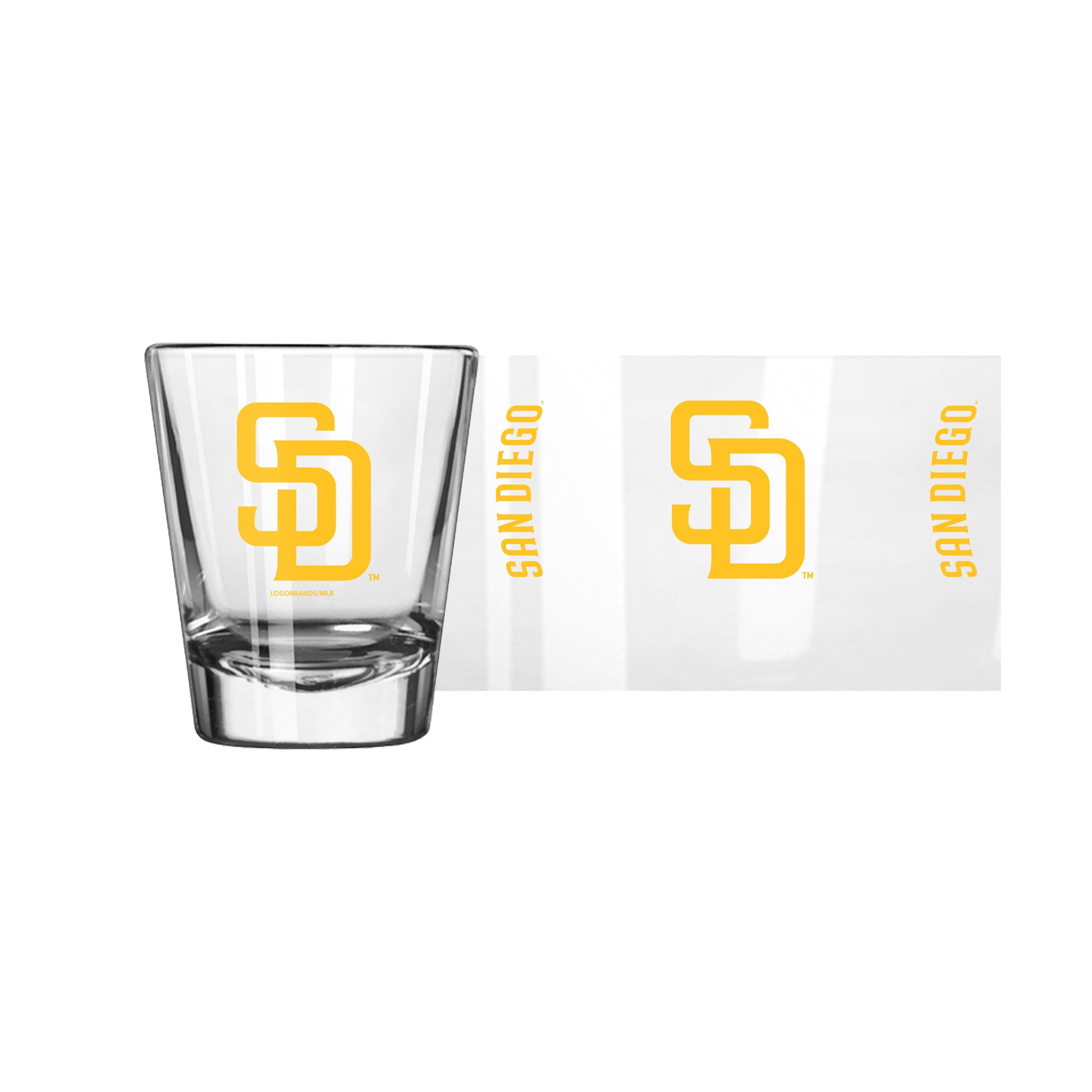 San Diego Padres 2oz Gameday Shot Glass - Sports Gifts, Sports Memorabilia, Sports Collectibles, Fan Shop