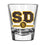 San Diego Padres 2oz Letterman Shot Glass