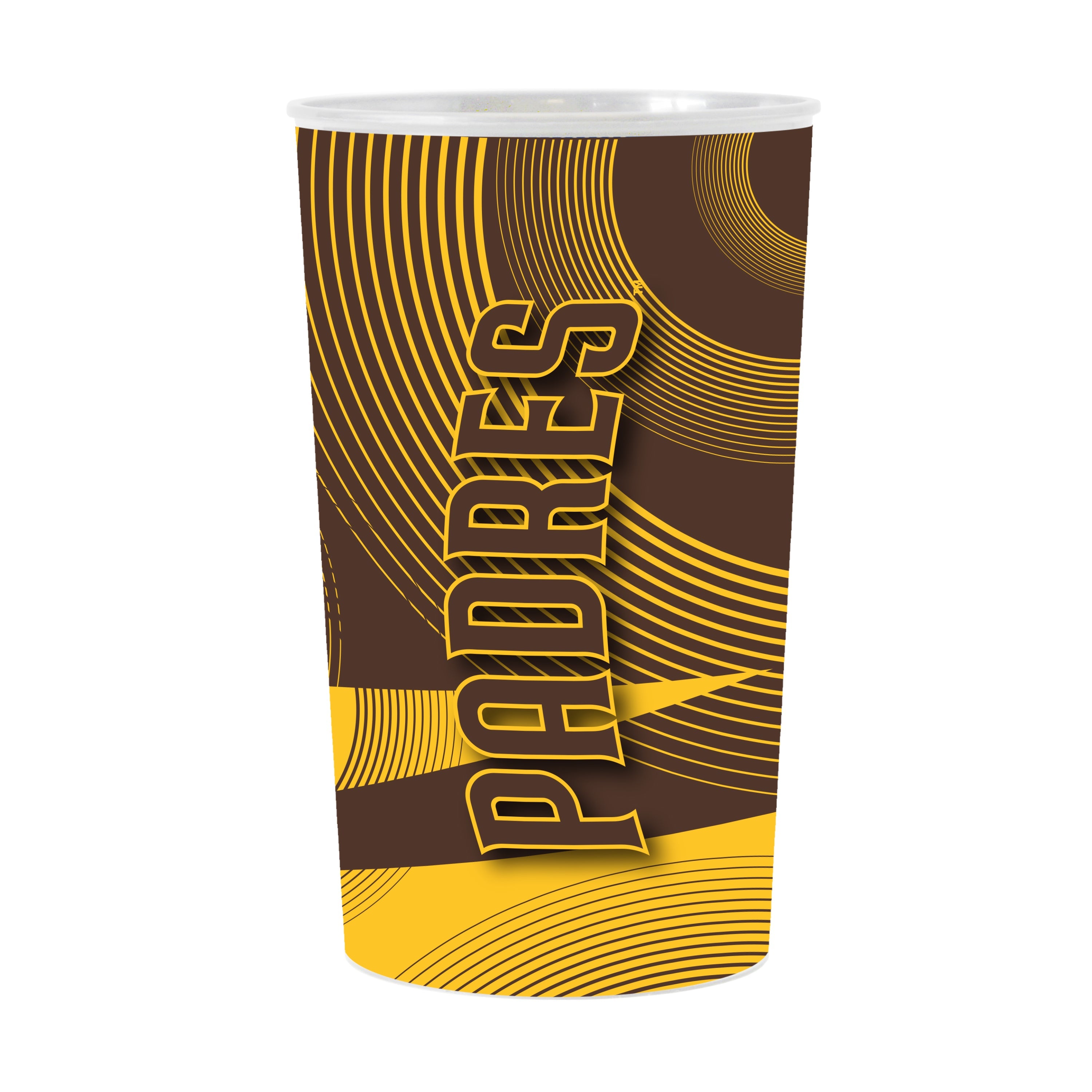 San Diego Padres Geometric Hardwall Cup 4 Pack