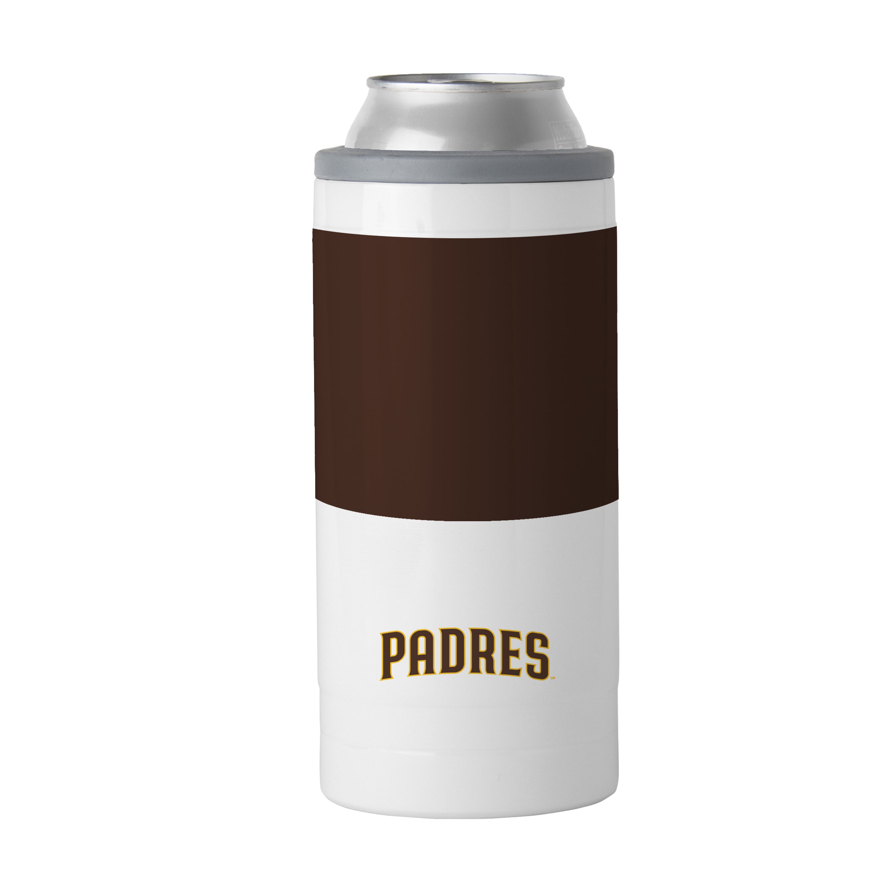 San Diego Padres Slim Colorblock Can Coolie - Sports Gifts, Sports Memorabilia, Sports Collectibles, Fan Shop