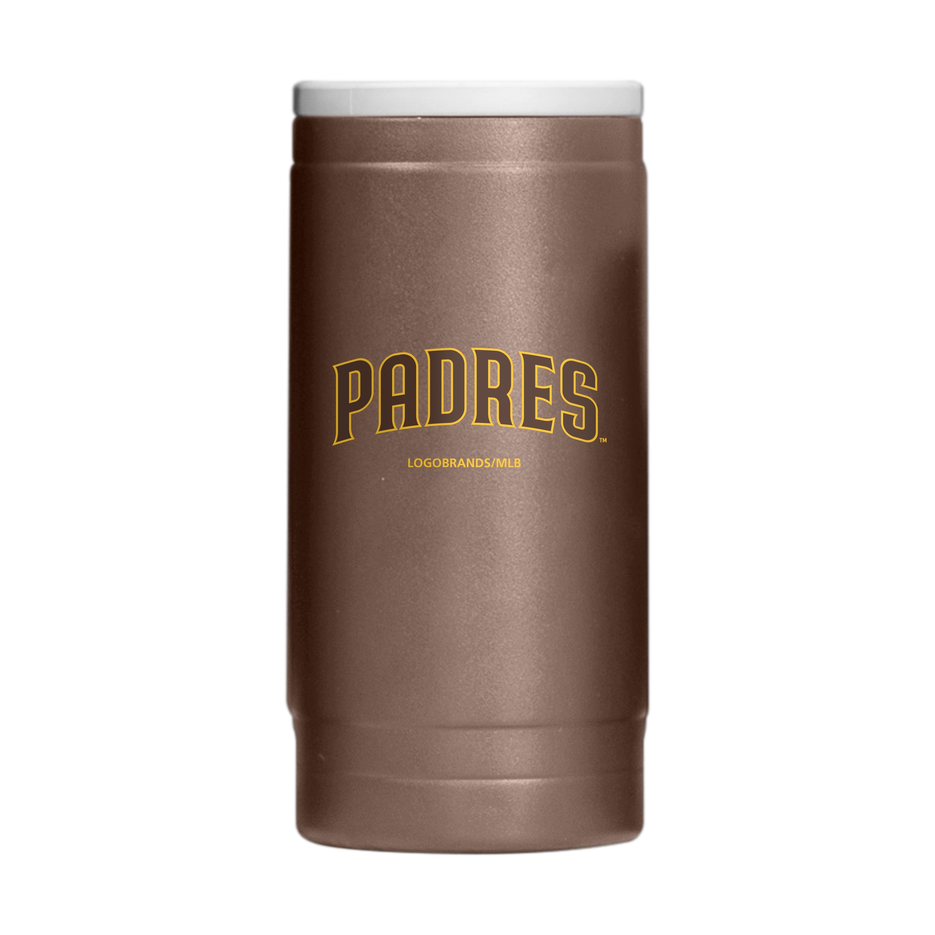 San Diego Padres Flipside Powder Coat Slim Can Coolie - Sports Gifts, Sports Memorabilia, Sports Collectibles, Fan Shop