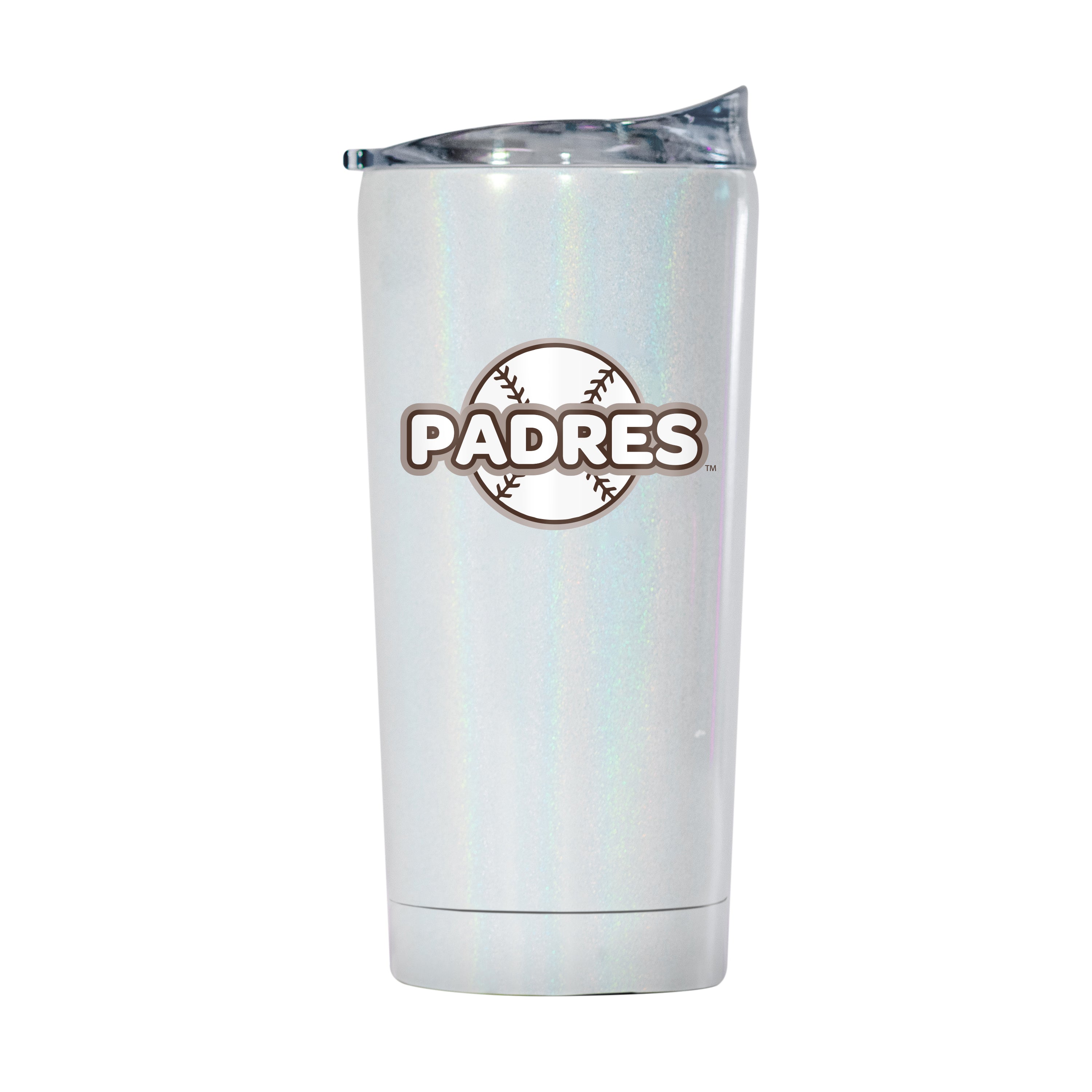 San Diego Padres 20oz Bubble Iridescent Tumbler - Sports Gifts, Sports Memorabilia, Sports Collectibles, Fan Shop
