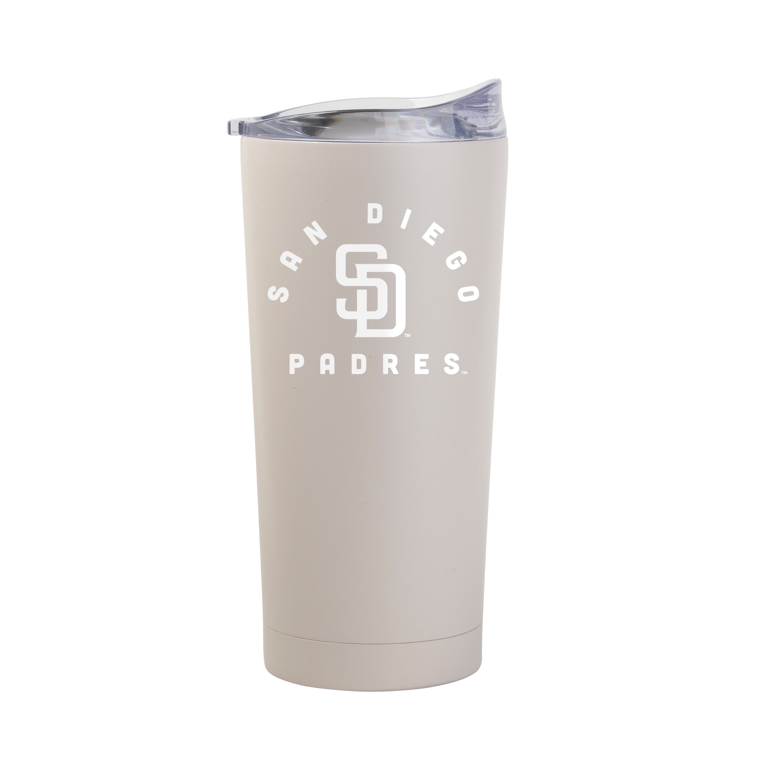 SD Padres 20oz Archway Sand Powder Coat Tumbler - Sports Gifts, Sports Memorabilia, Sports Collectibles, Fan Shop