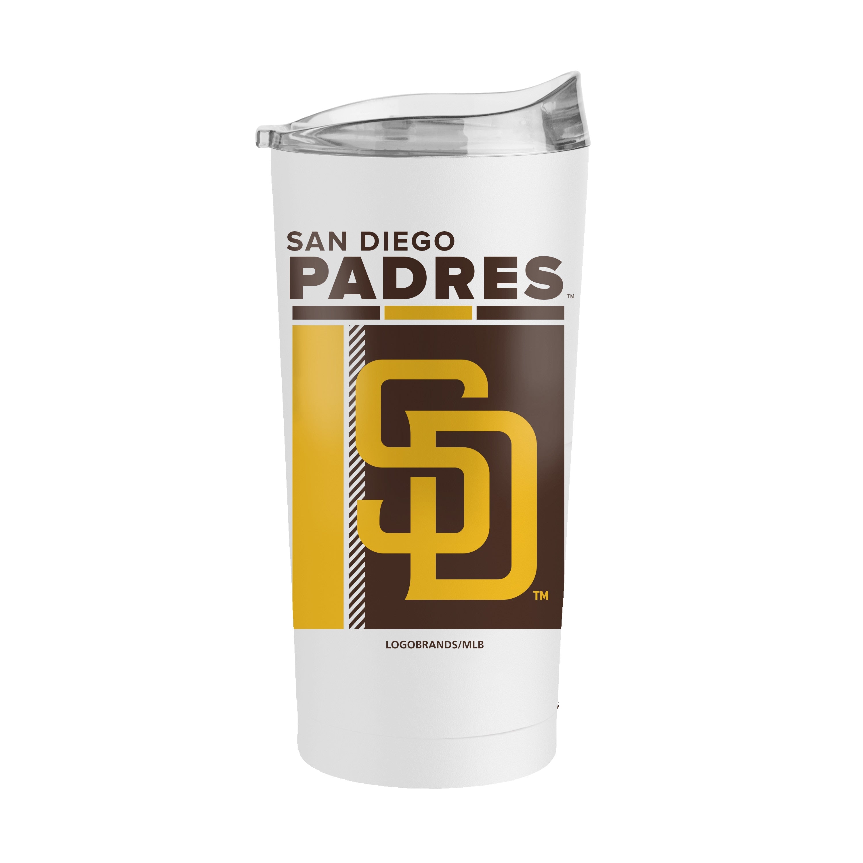 SD Padres 20oz Poster Powder Coat Tumbler - Sports Gifts, Sports Memorabilia, Sports Collectibles, Fan Shop