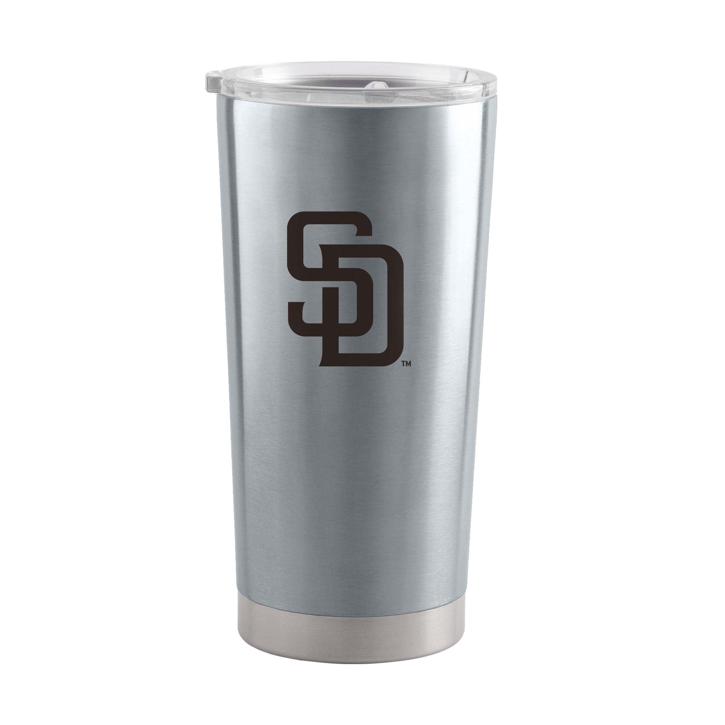 San Diego Padres Letterman 20oz Stainless Tumbler - Sports Gifts, Sports Memorabilia, Sports Collectibles, Fan Shop