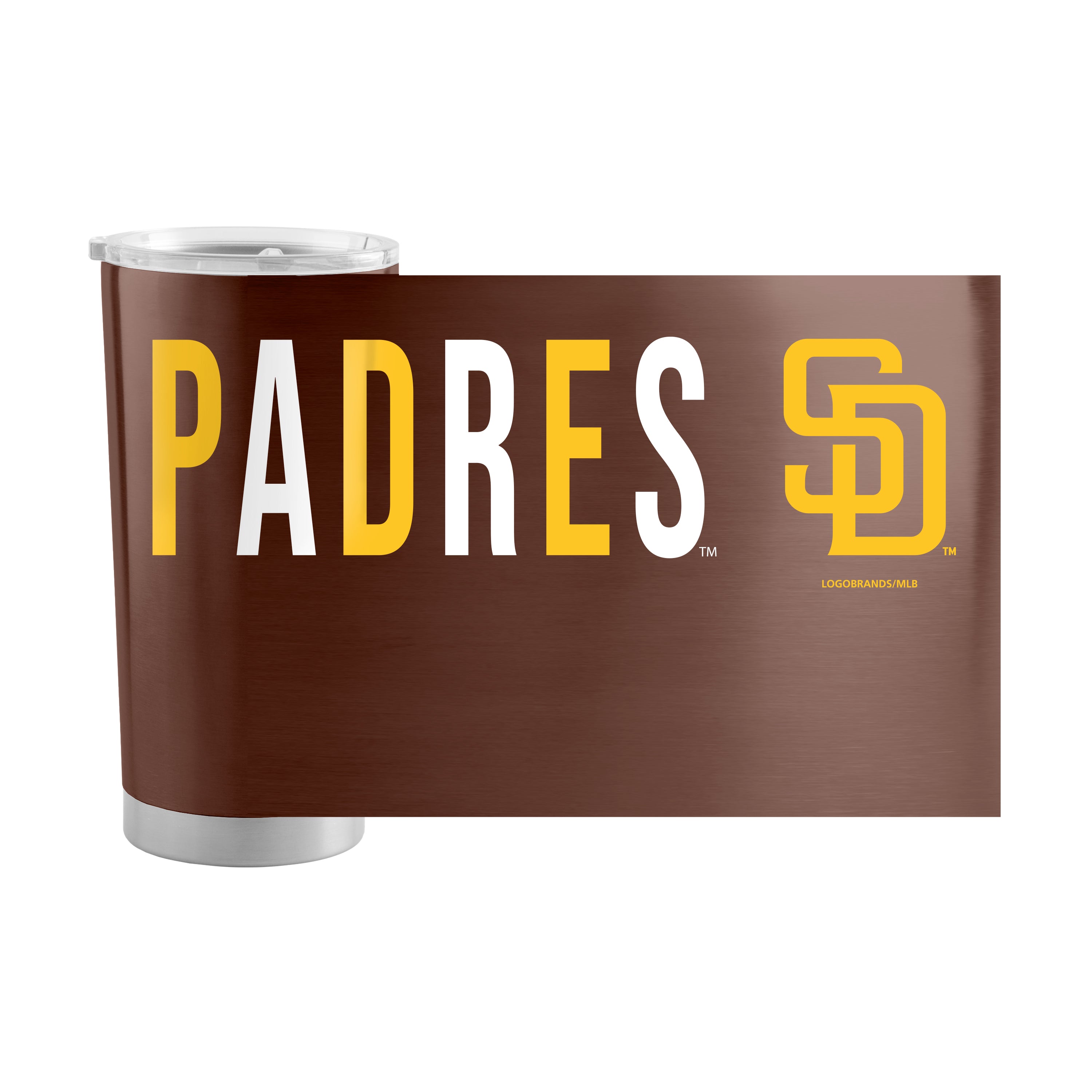 San Diego Padres Overtime 20oz Stainless Tumbler - Sports Gifts, Sports Memorabilia, Sports Collectibles, Fan Shop
