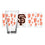 San Francisco Giants 16oz Scatter Pint Glass - Sports Gifts, Sports Memorabilia, Sports Collectibles, Fan Shop