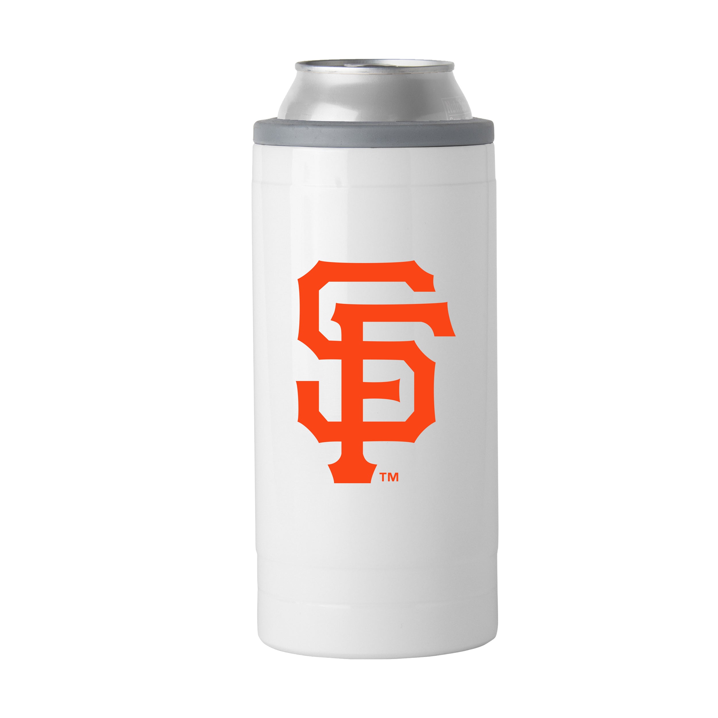 San Francisco Giants Letterman 12 oz Slim Can Coolie - Sports Gifts, Sports Memorabilia, Sports Collectibles, Fan Shop