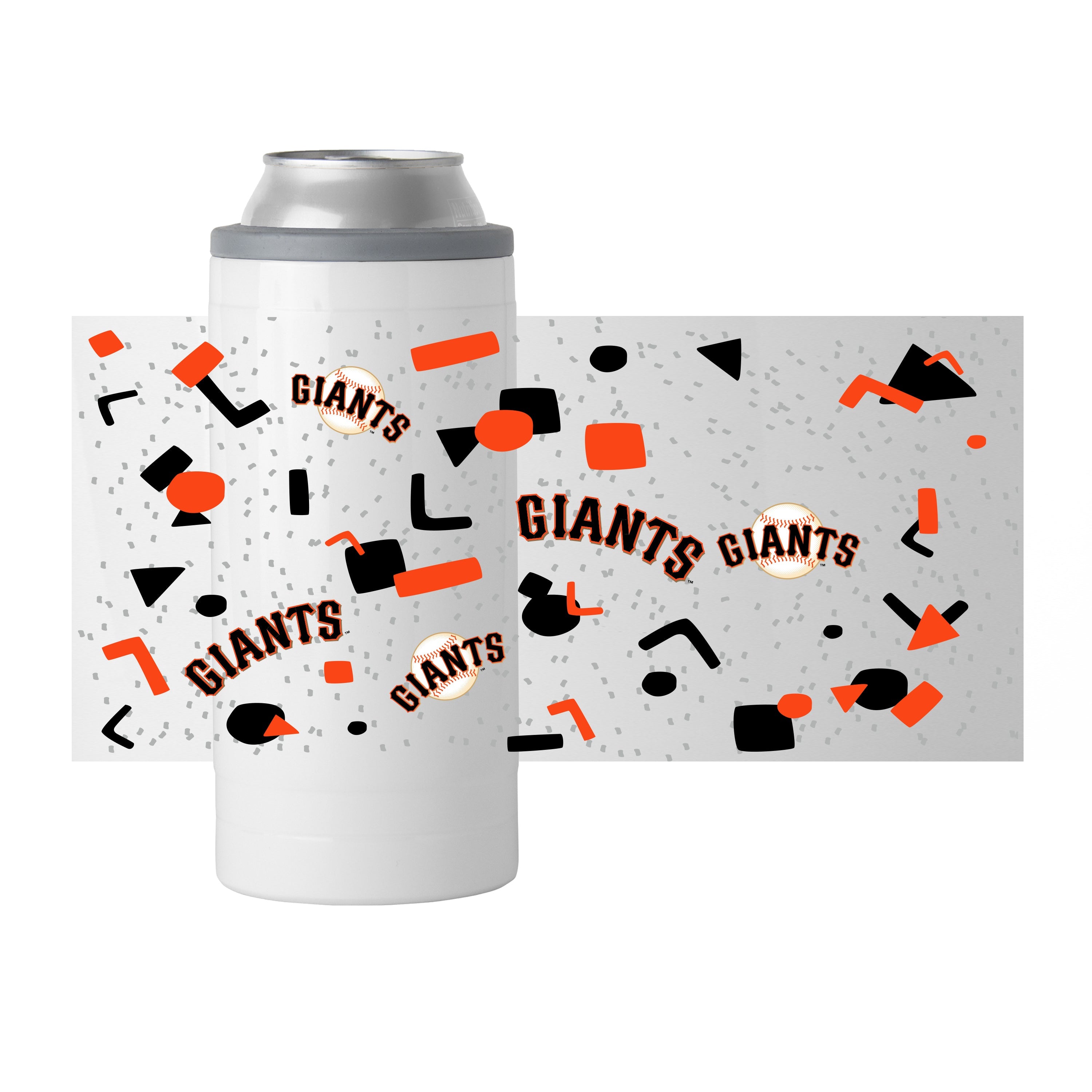 San Francisco Giants 12oz Flashback Slim Can Coolie - Sports Gifts, Sports Memorabilia, Sports Collectibles, Fan Shop