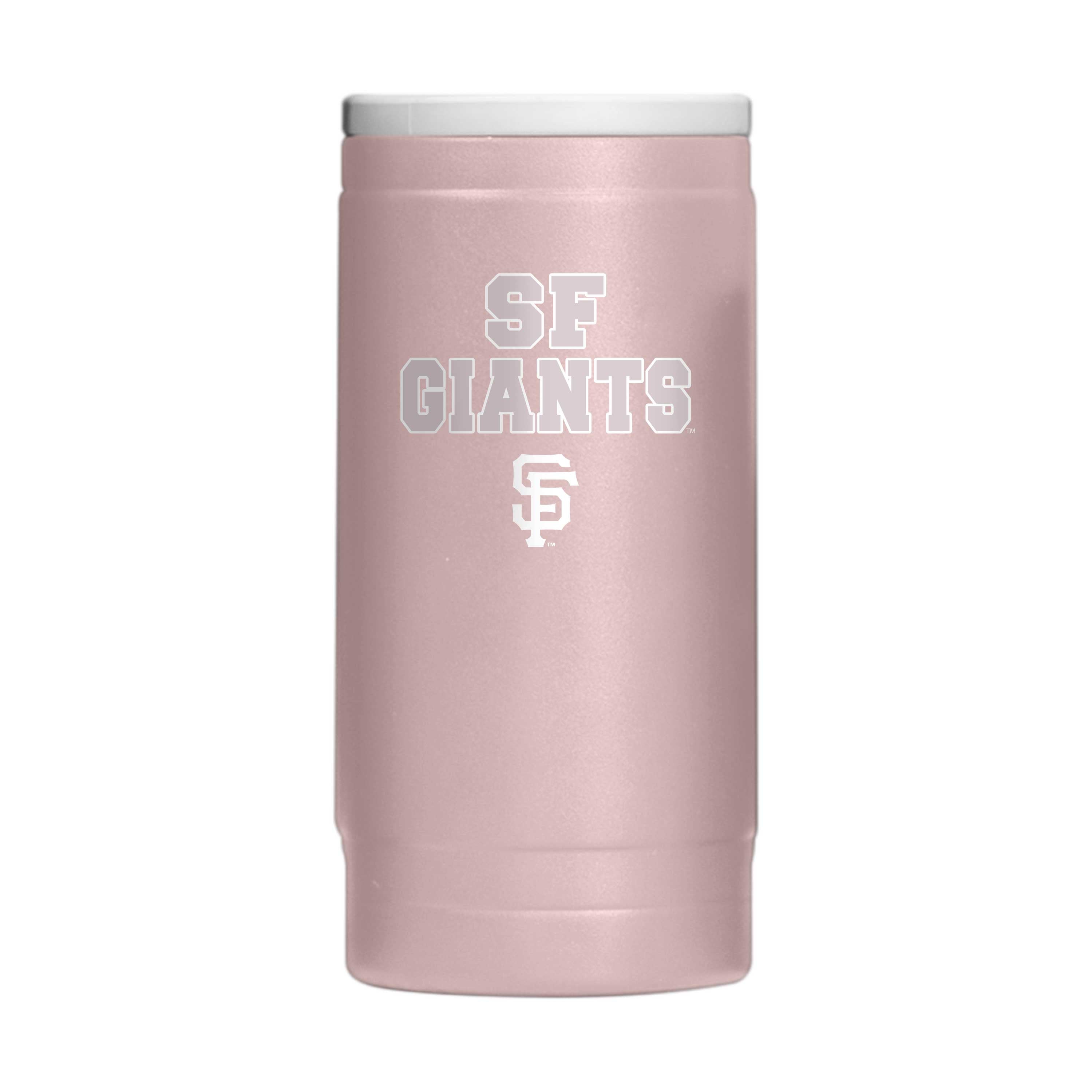 San Francisco Giants Stencil Powder Coat Slim Can Coolie