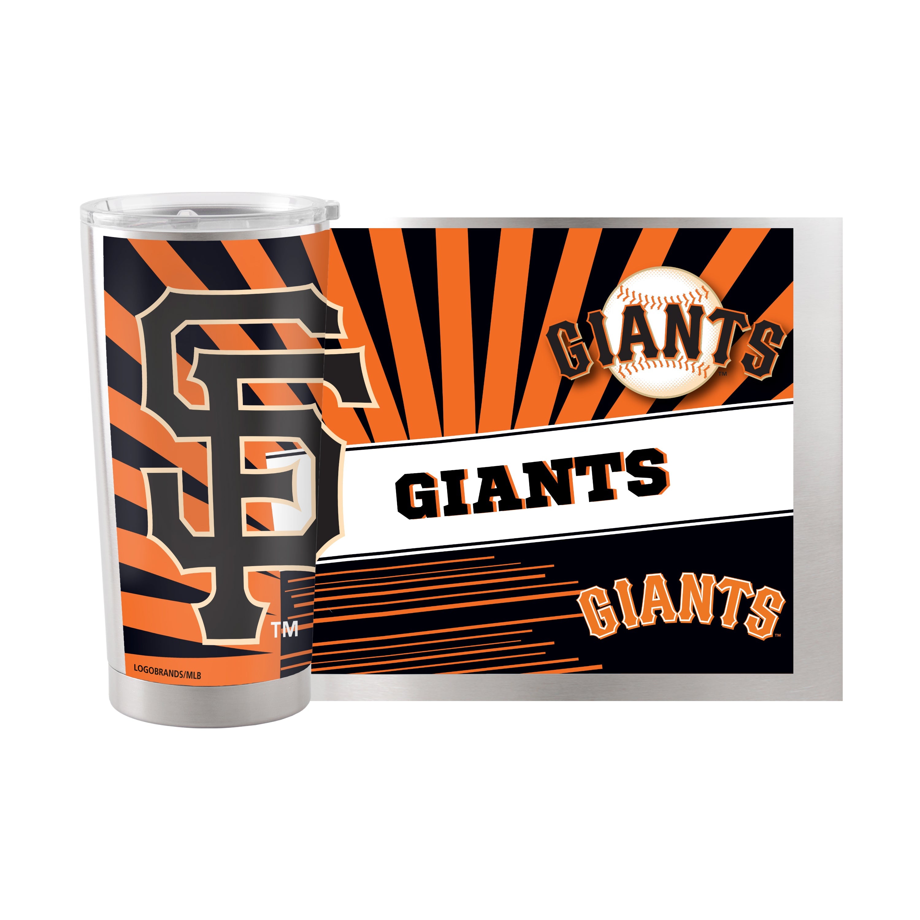 San Francisco Giants 20oz Mascot Stainless Steel Tumbler - Sports Gifts, Sports Memorabilia, Sports Collectibles, Fan Shop