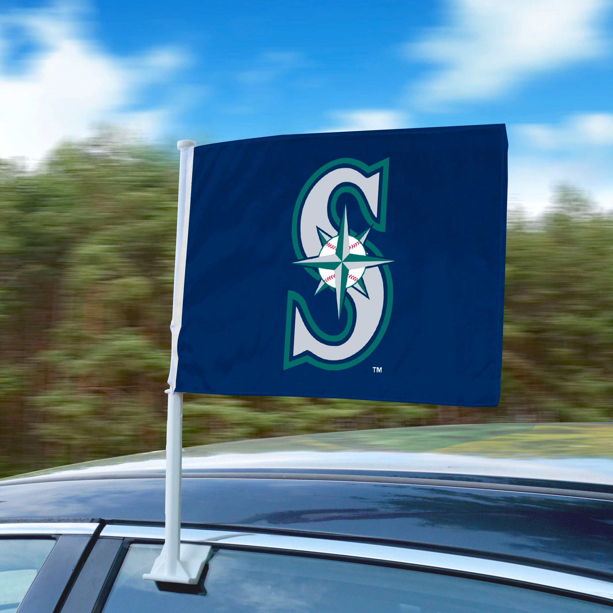 Seattle Mariners Car Flag - Sports Gifts, Sports Memorabilia, Sports Collectibles, Fan Shop