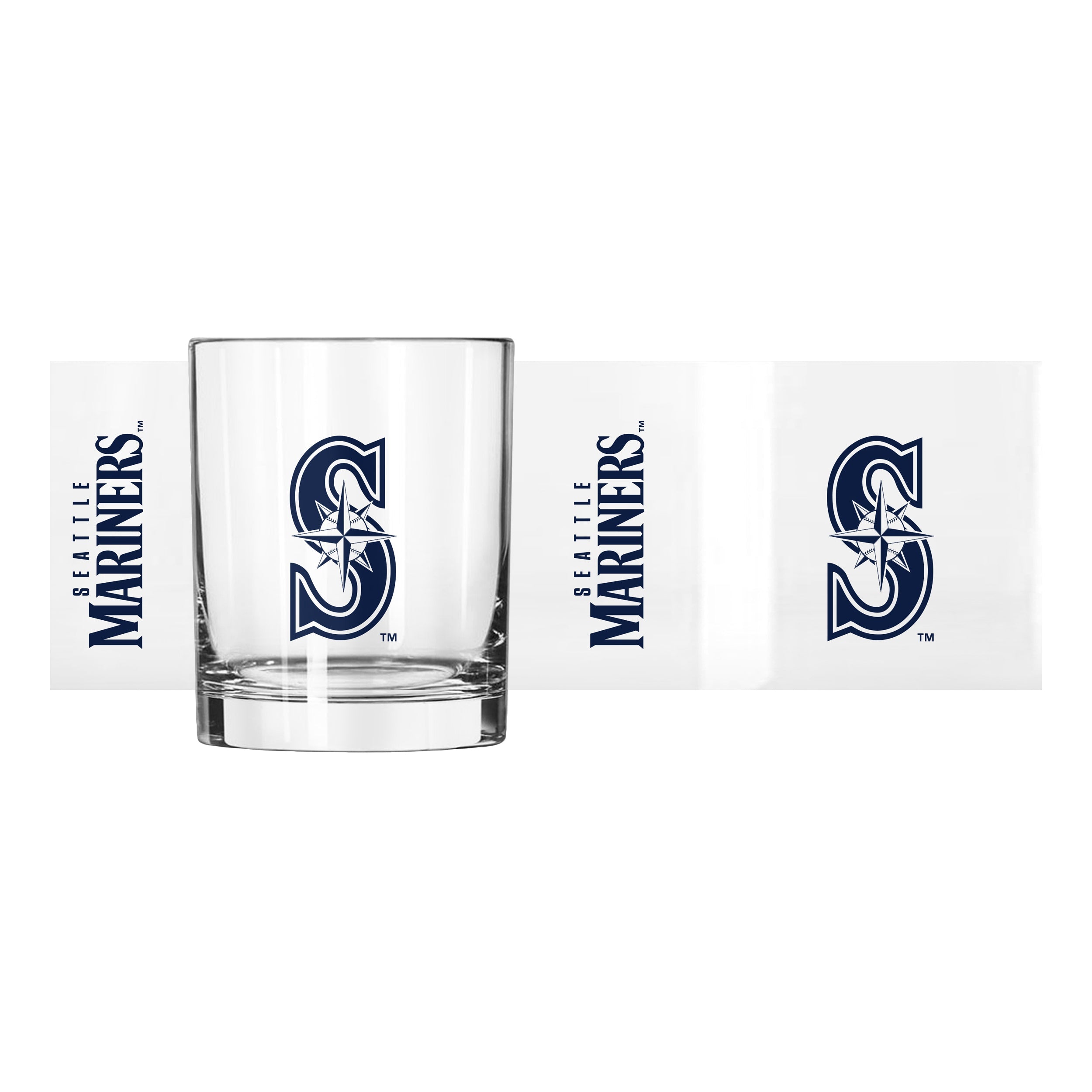 Seattle Mariners 14oz Gameday Rocks Glass - Sports Gifts, Sports Memorabilia, Sports Collectibles, Fan Shop