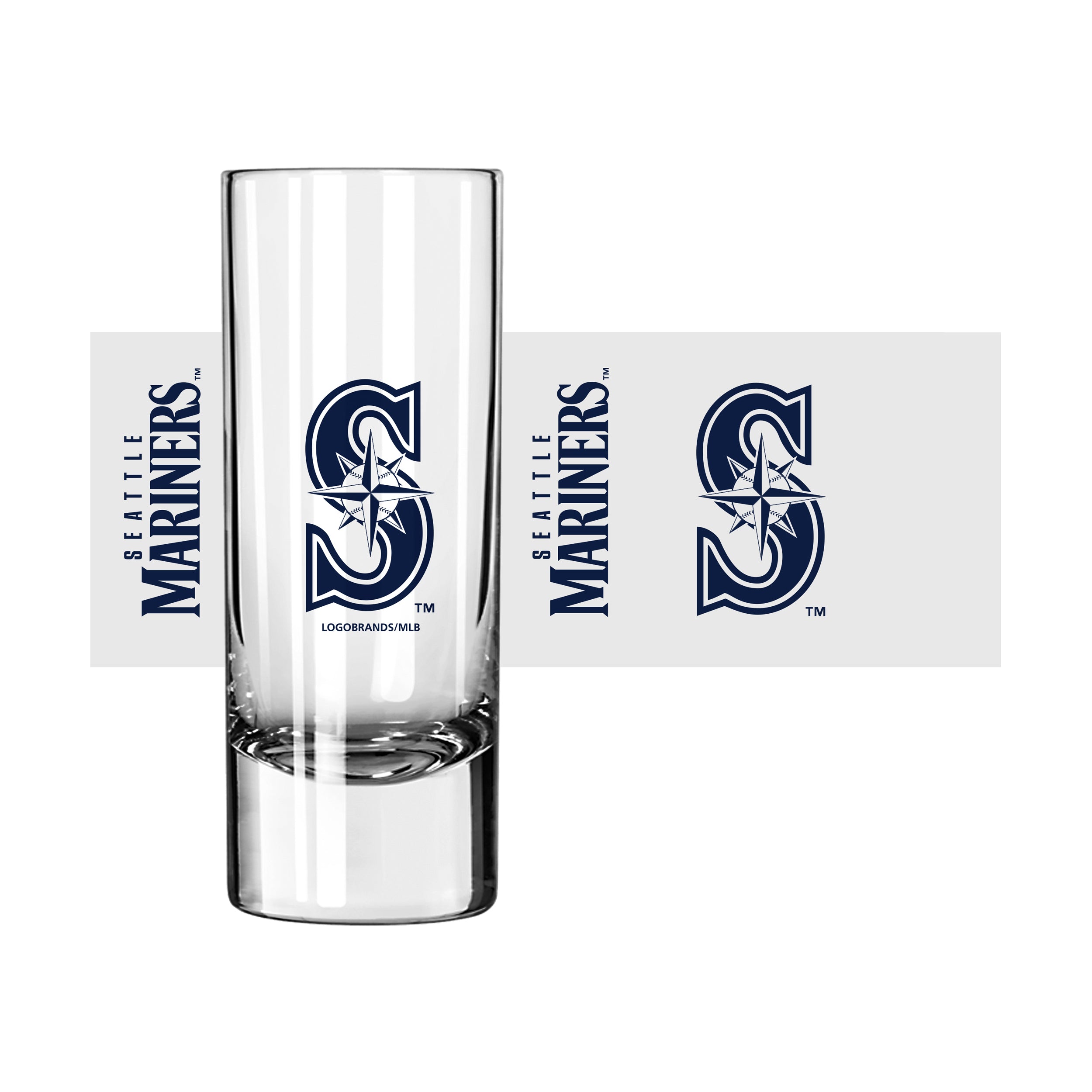 Seattle Mariners 2.5oz Gameday Shooter Glass - Sports Gifts, Sports Memorabilia, Sports Collectibles, Fan Shop