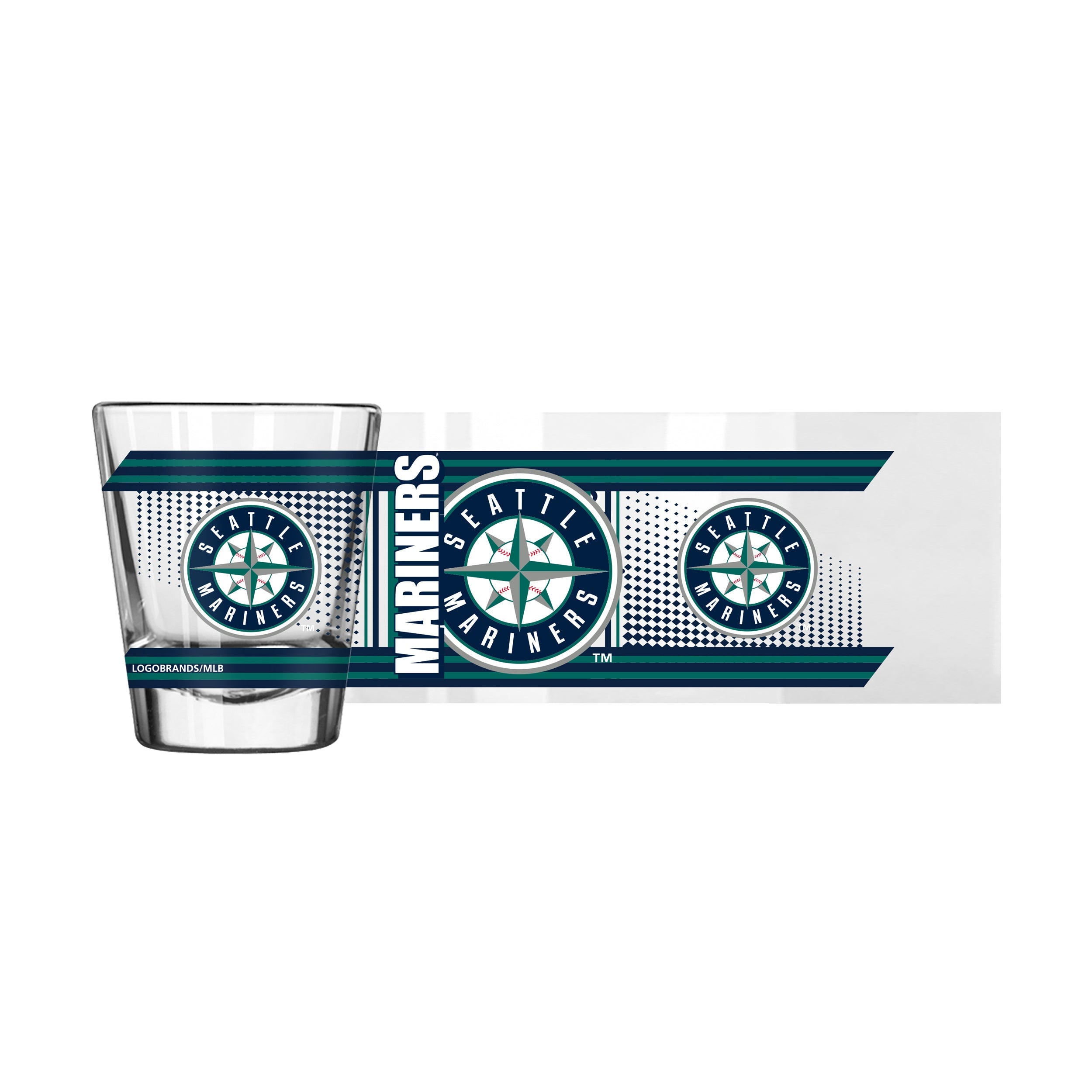 Seattle Mariners 2oz Hero Shot Glass - Sports Gifts, Sports Memorabilia, Sports Collectibles, Fan Shop