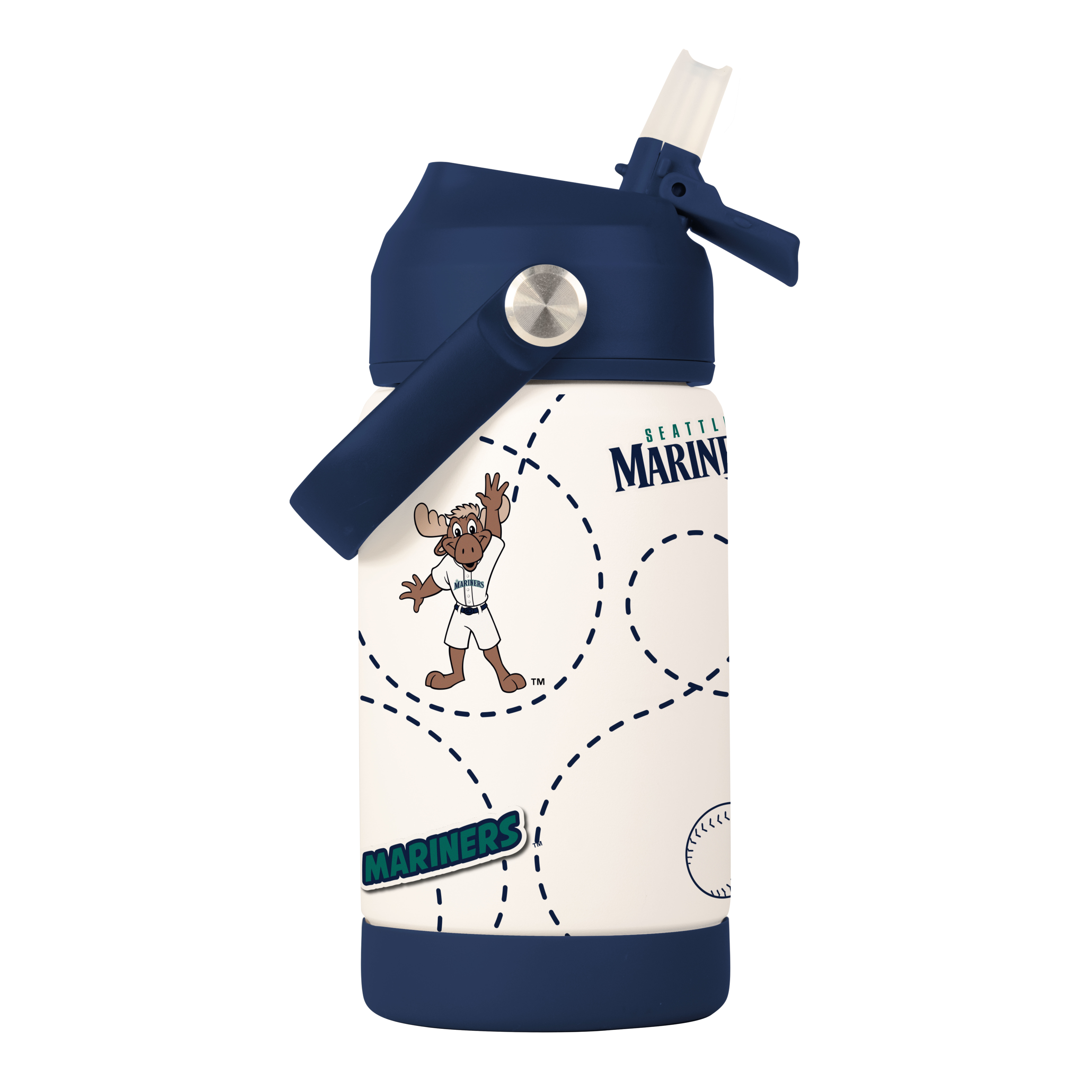 Seattle Mariners 12oz Mascot SS Kids Bottle