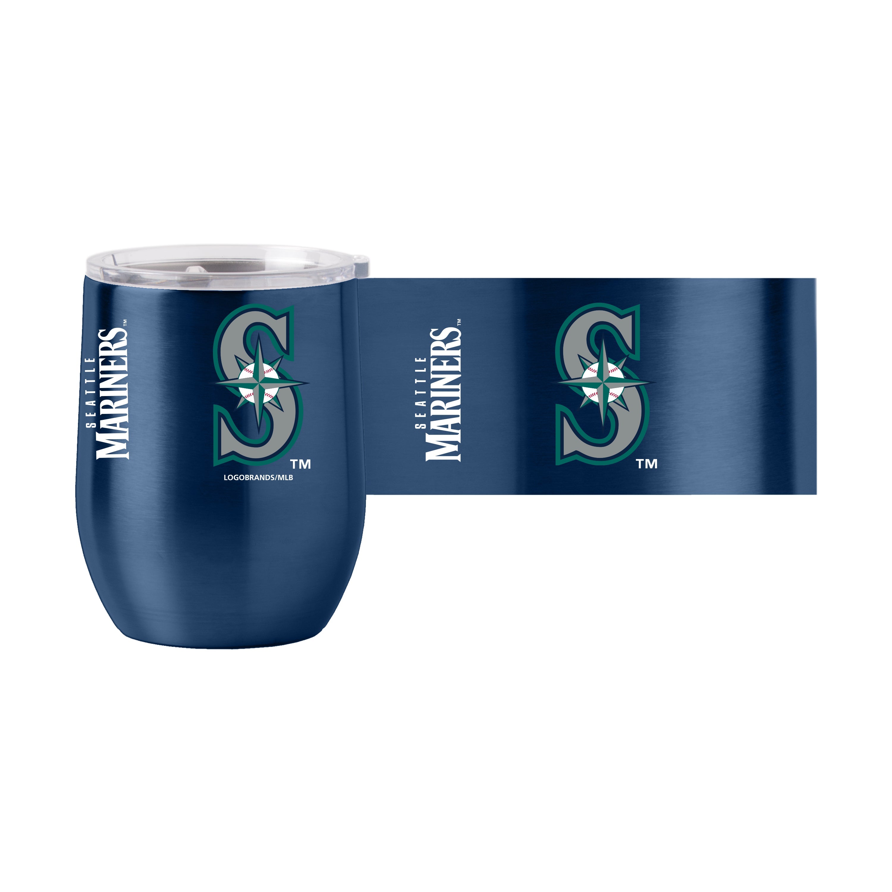Seattle Mariners GAMEDAY 16oz Curved Beverage - Sports Gifts, Sports Memorabilia, Sports Collectibles, Fan Shop