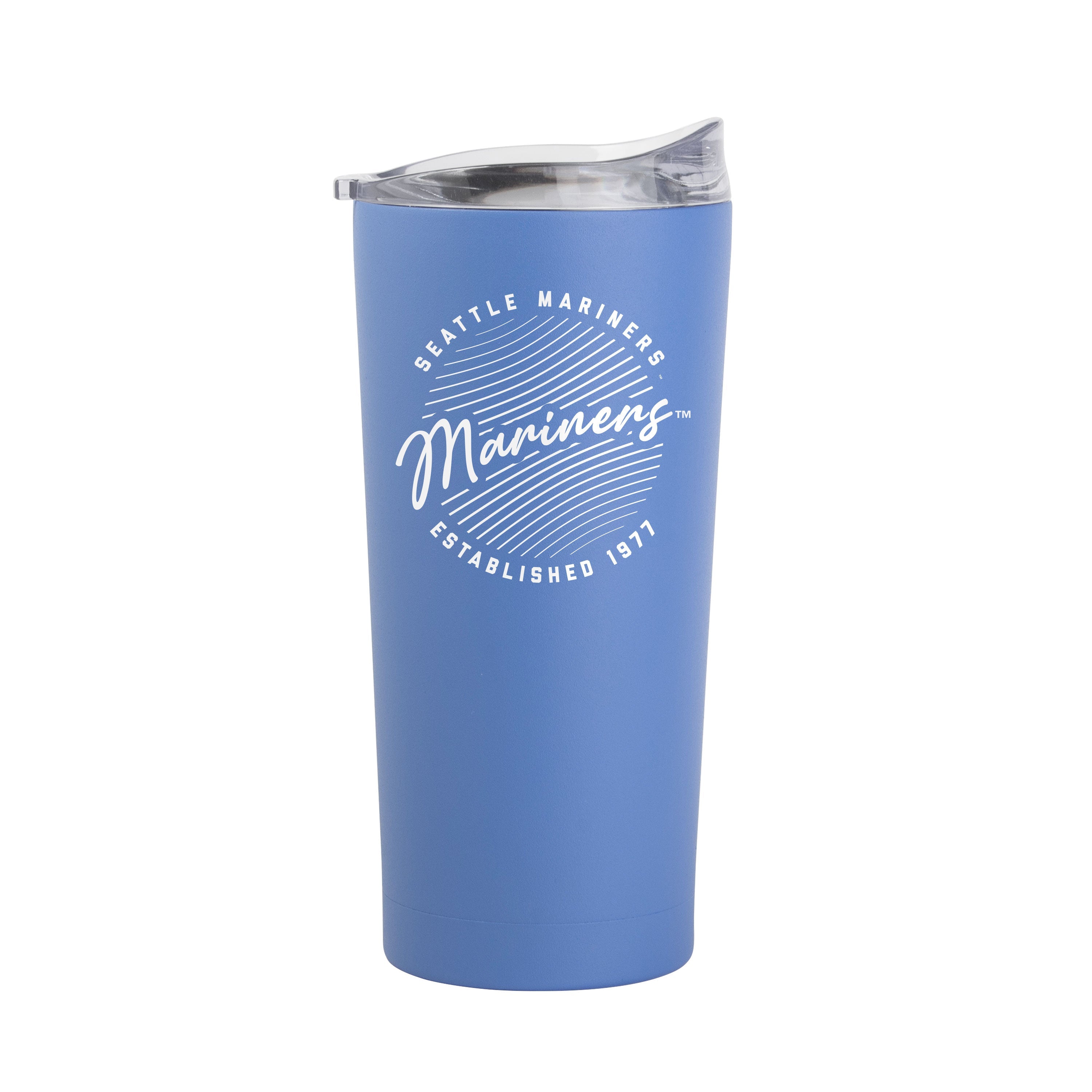 Seattle Mariners 20oz Retro Script Arctic Powder Coat Tumbler - Sports Gifts, Sports Memorabilia, Sports Collectibles, Fan Shop
