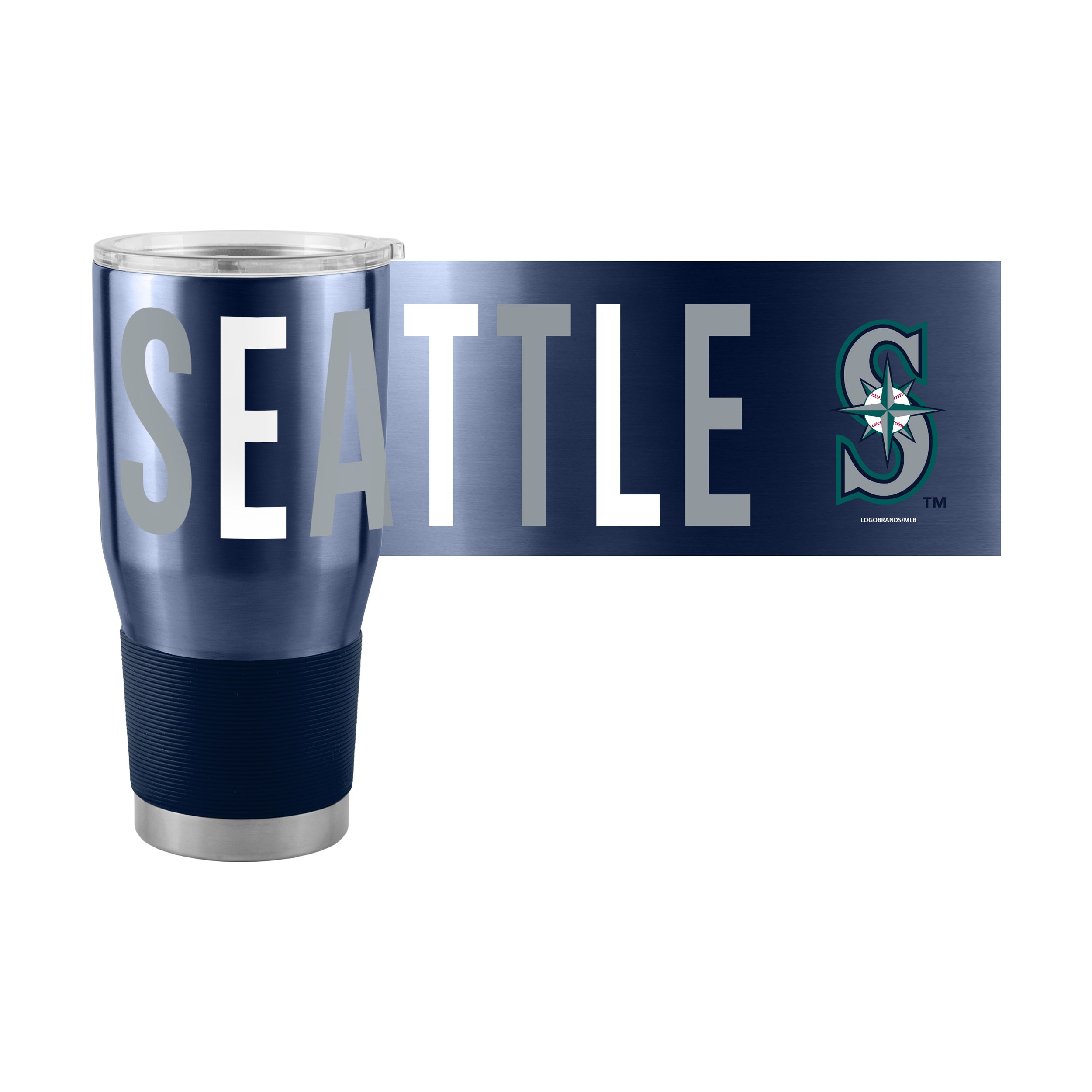 Seattle Mariners Overtime 30 oz Stainless Tumbler - Sports Gifts, Sports Memorabilia, Sports Collectibles, Fan Shop