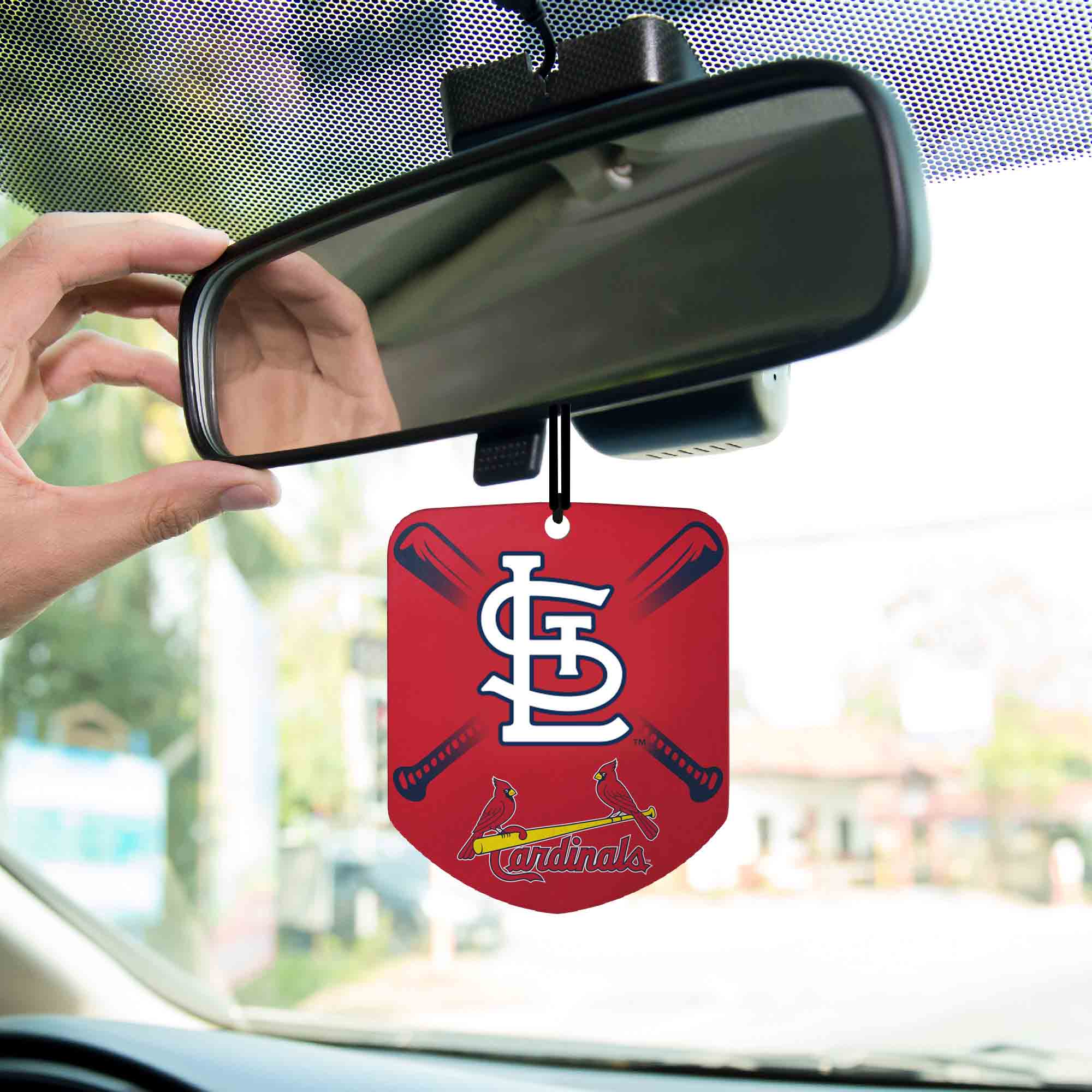 MLB - St. Louis Cardinals Air Freshener 2-pk - Sports Gifts, Sports Memorabilia, Sports Collectibles, Fan Shop