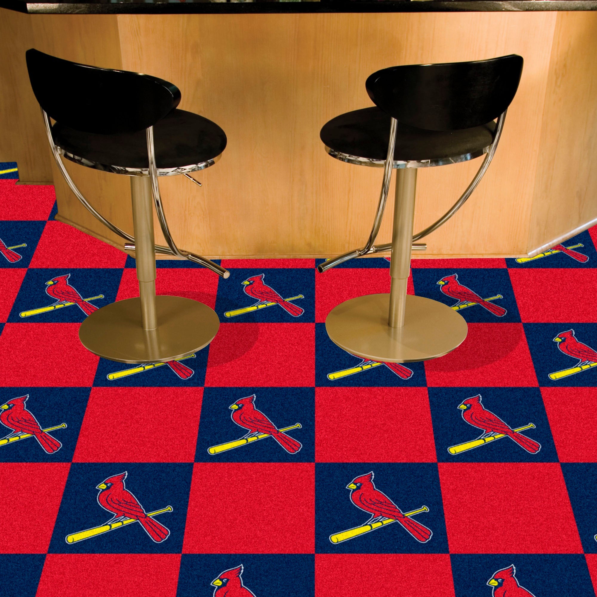 MLB - St. Louis Cardinals Team Carpet Tiles - Sports Gifts, Sports Memorabilia, Sports Collectibles, Fan Shop