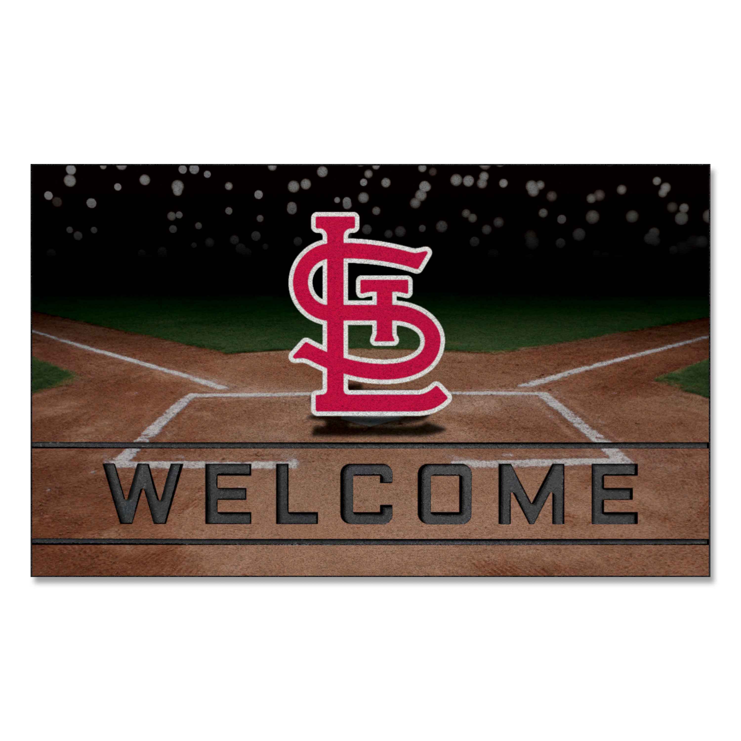 St. Louis Cardinals Crumb Rubber Door Mat