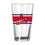 St Louis Cardinals 16oz Stripe Pint Glass