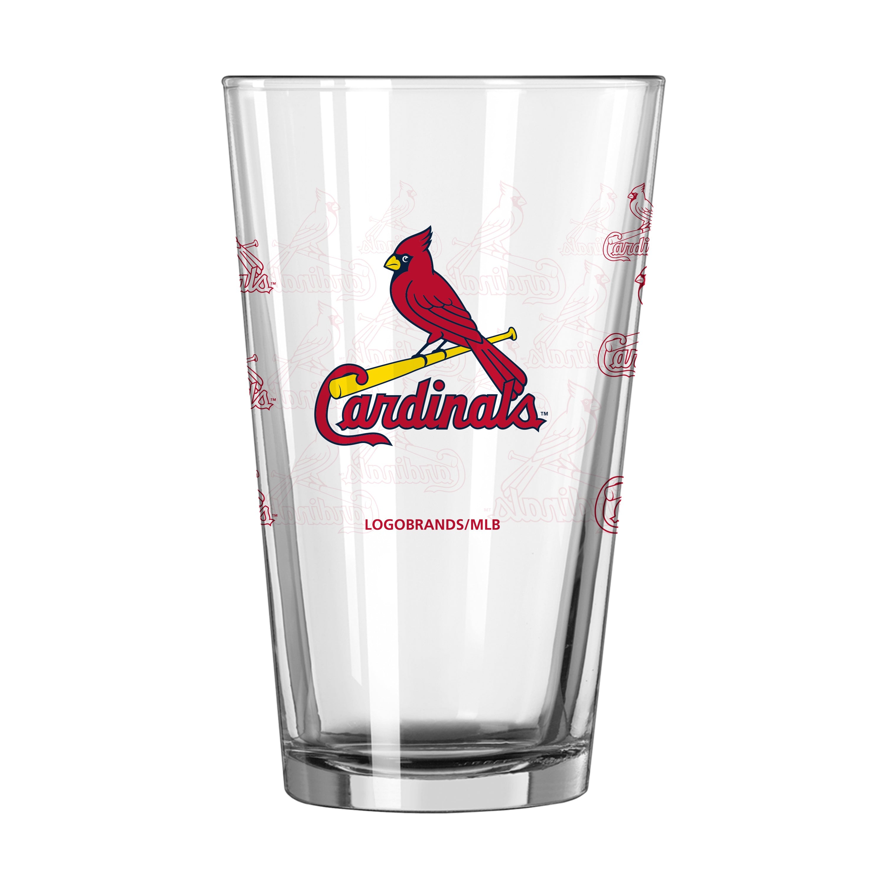 St Louis Cardinals 16oz Scatter Pint Glass