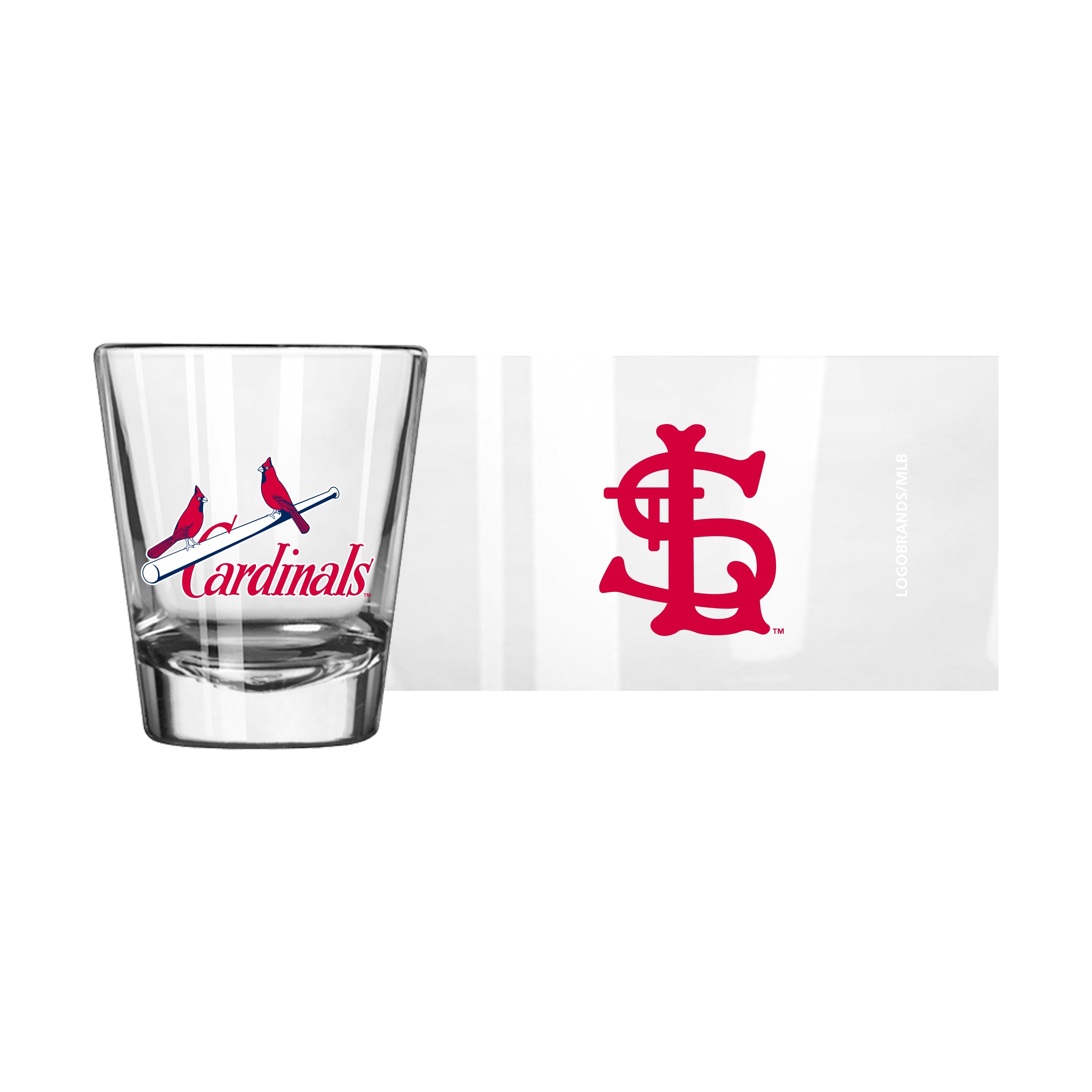 St Louis Cardinals 2oz Retro Shot Glass - Sports Gifts, Sports Memorabilia, Sports Collectibles, Fan Shop
