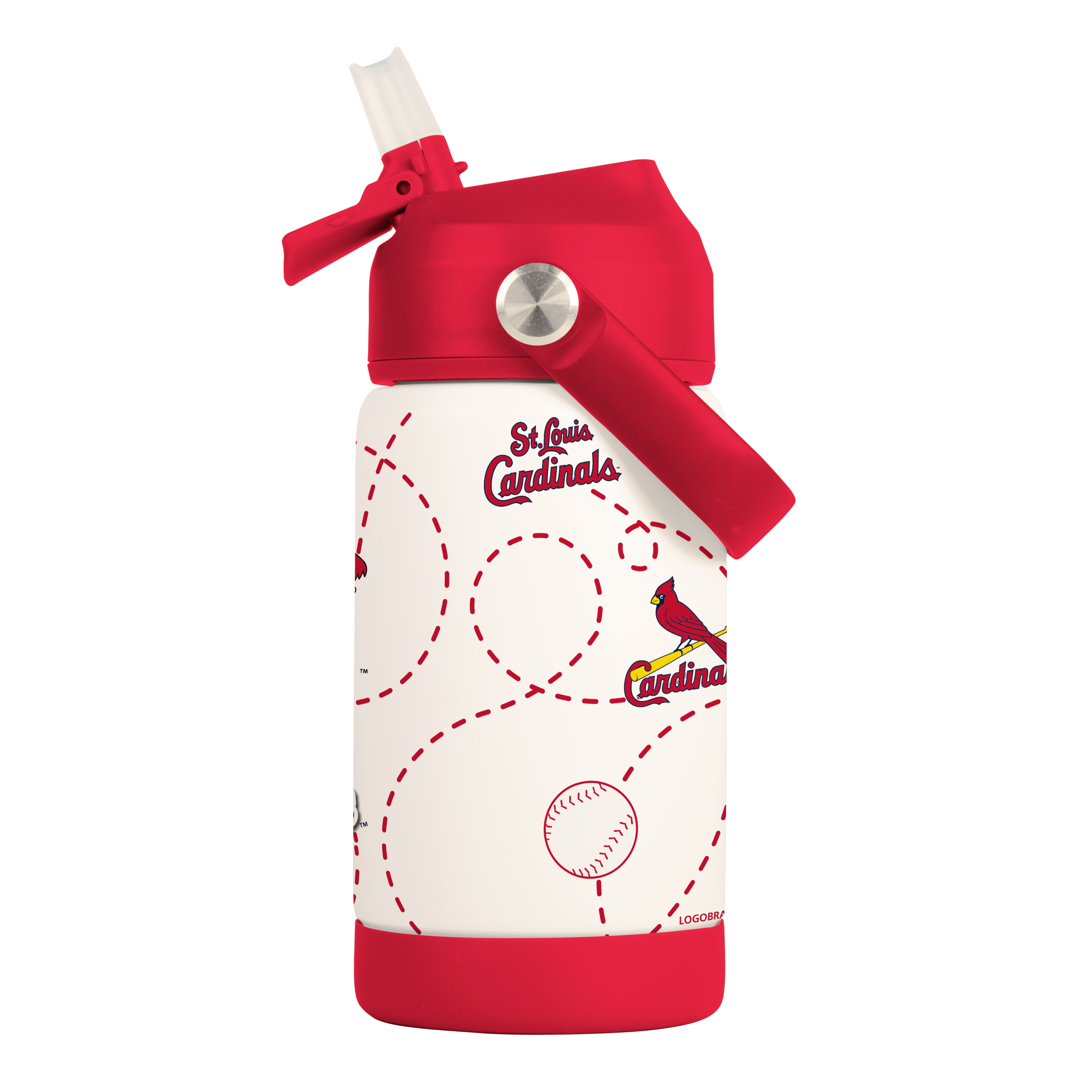St. Louis Cardinals 12oz Mascot SS Kids Bottle