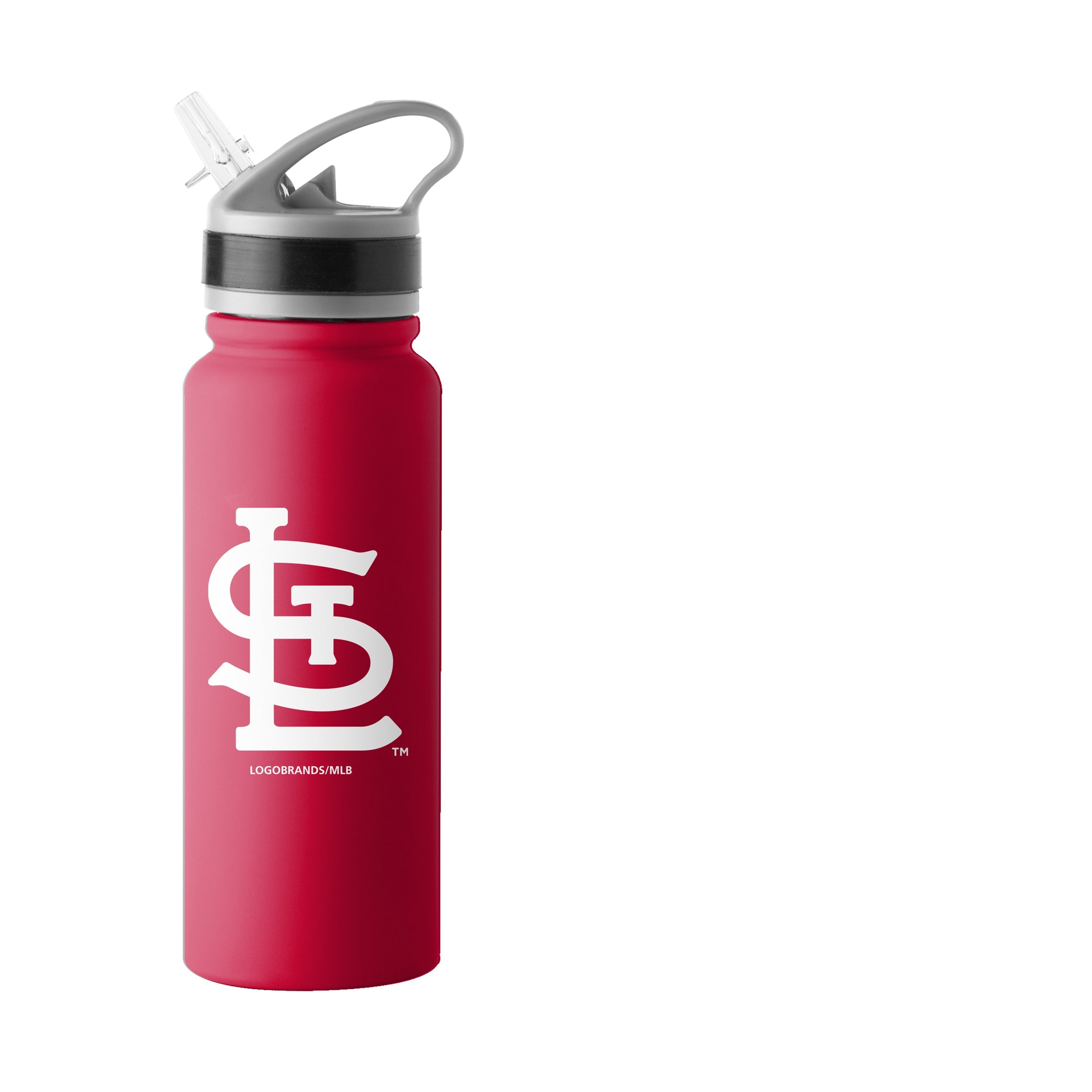 St Louis Cardinals 25oz Stainless Single Wall Flip Top Bottle - Sports Gifts, Sports Memorabilia, Sports Collectibles, Fan Shop