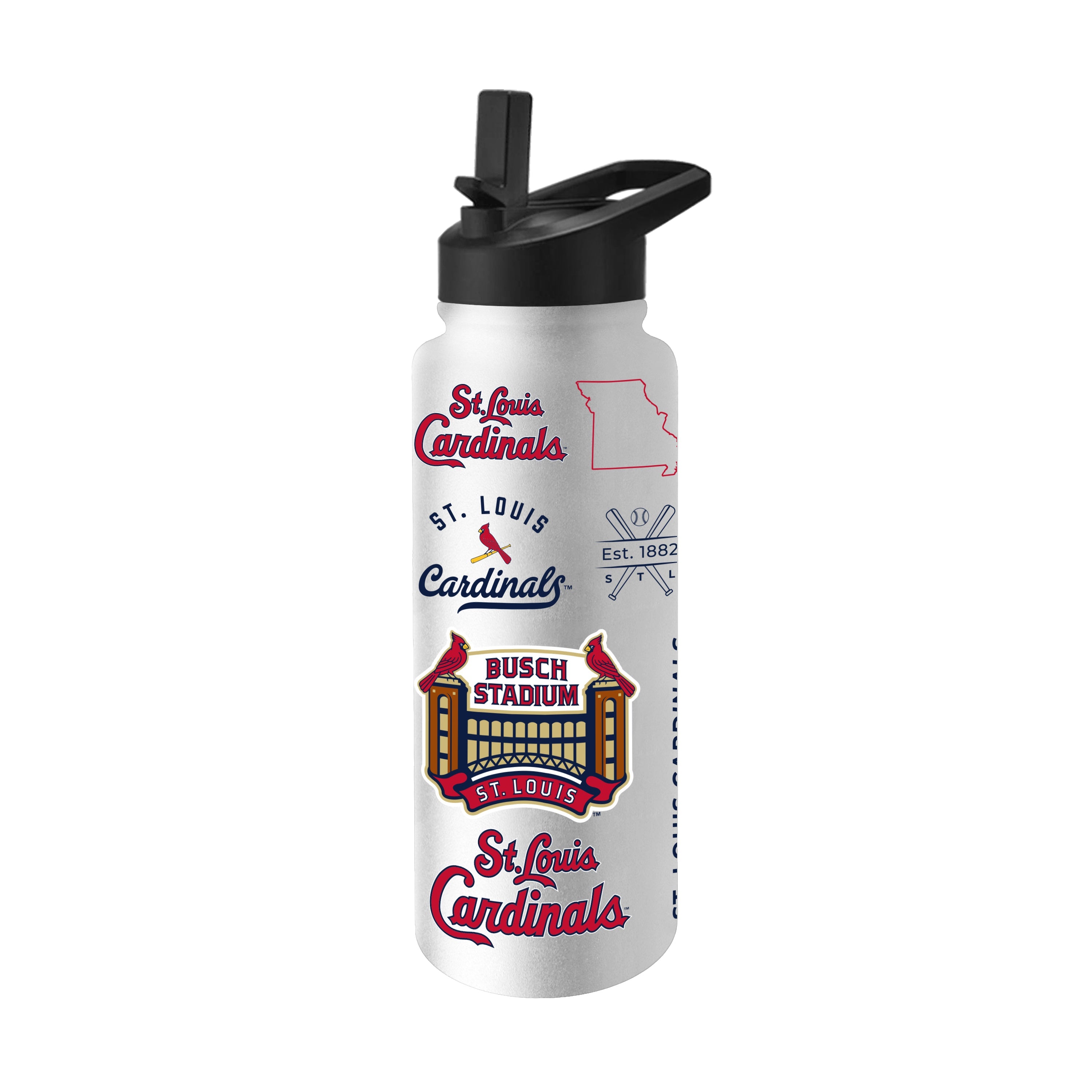 St. Louis Cardinals 34oz Heritage Threds Quencher Bottle