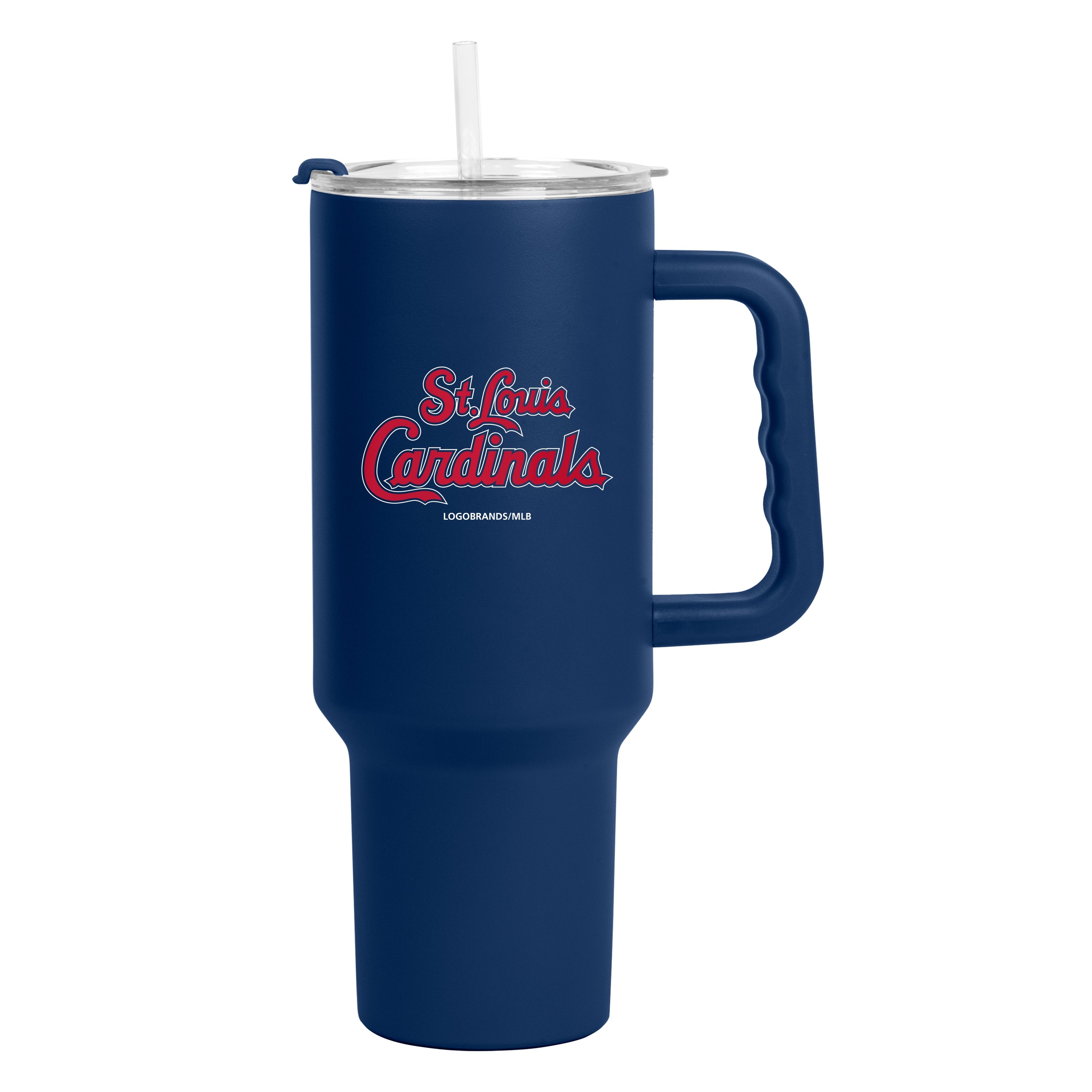 St. Louis Cardinals Navy 40oz Flipside Powder Coat Tumbler - Sports Gifts, Sports Memorabilia, Sports Collectibles, Fan Shop