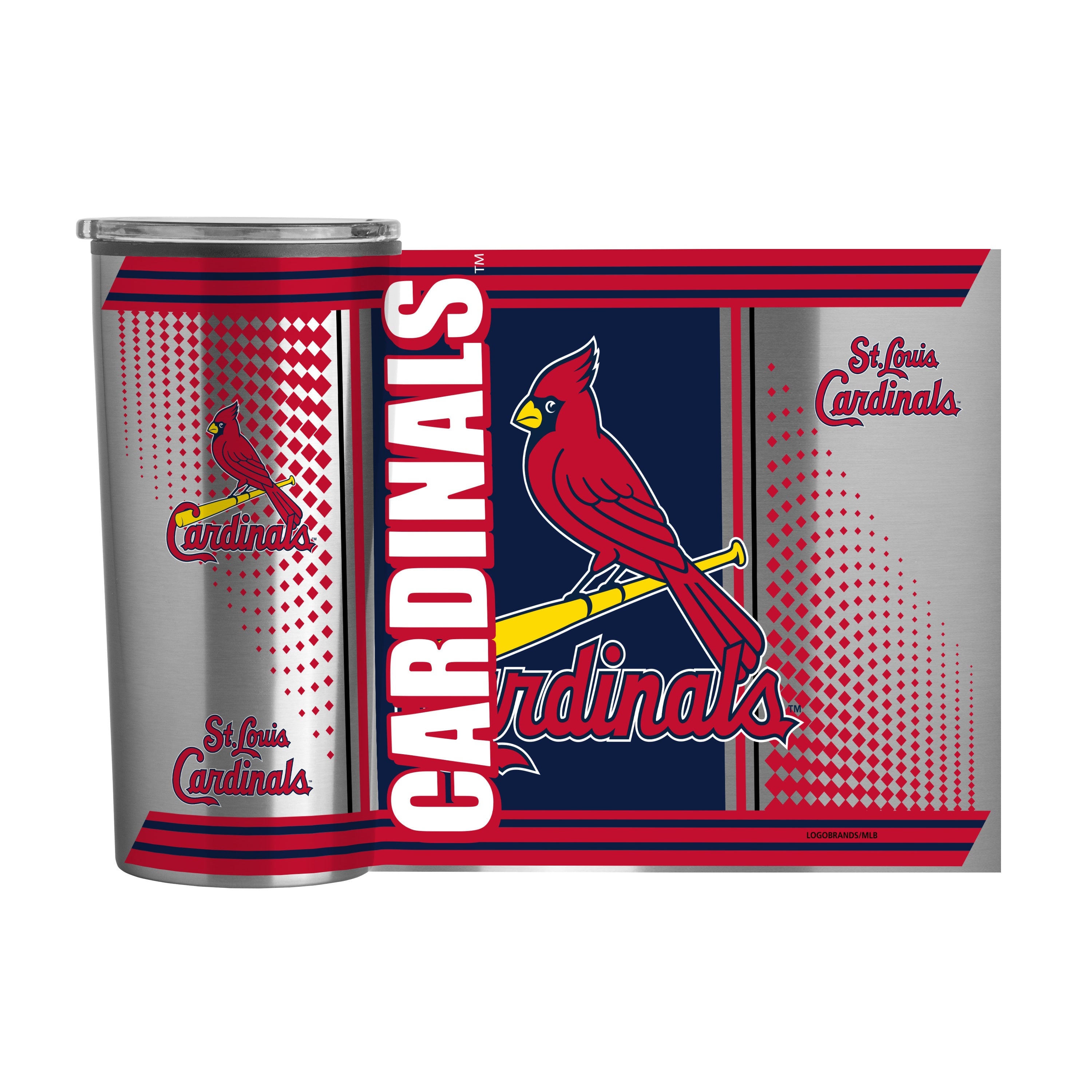 St Louis Cardinals 20oz Hero Fusion Tumbler - Sports Gifts, Sports Memorabilia, Sports Collectibles, Fan Shop