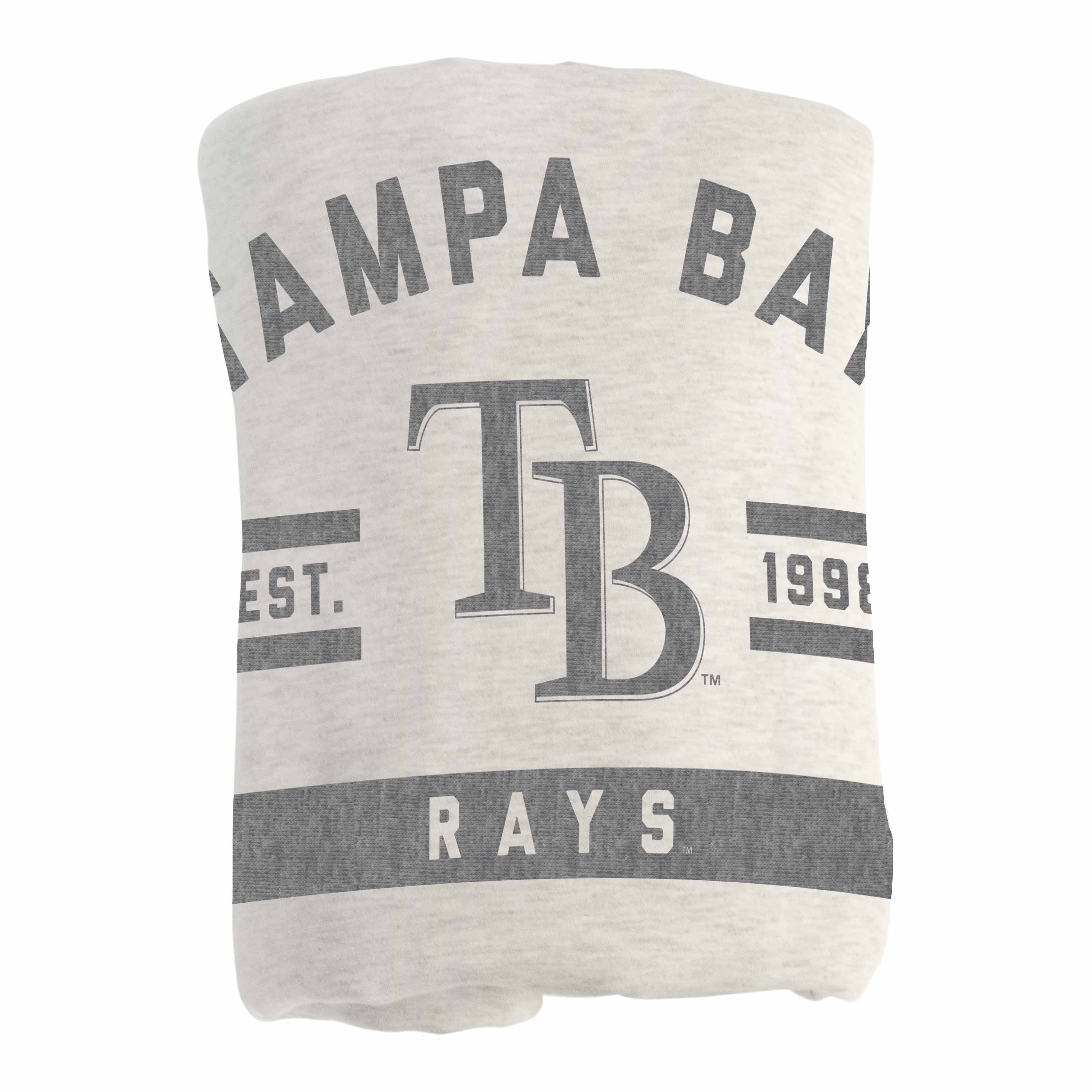 Tampa Bay Rays Oatmeal Sweatshirt Blanket - Sports Gifts, Sports Memorabilia, Sports Collectibles, Fan Shop