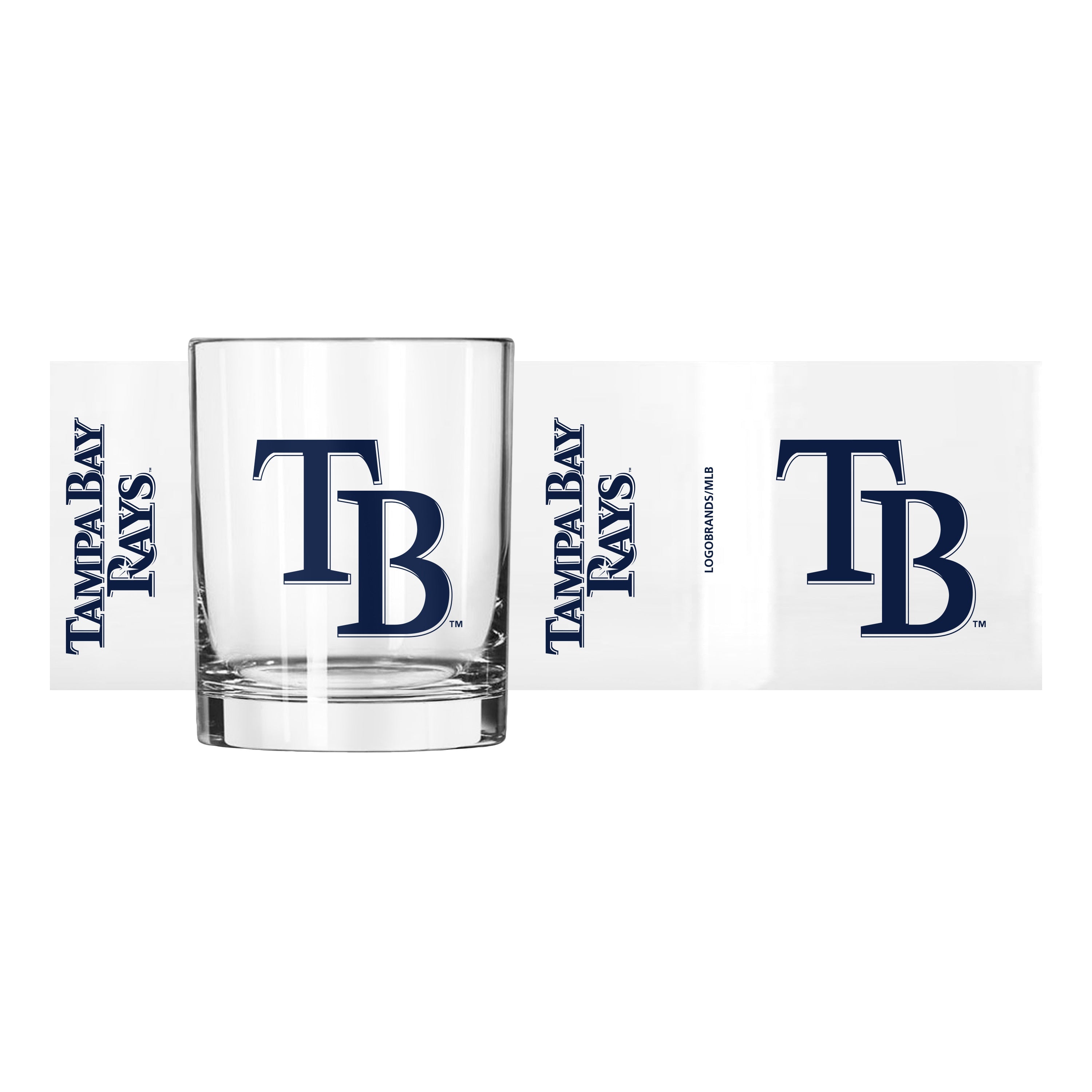 Tampa Bay Rays 14oz Gameday Rocks Glass - Sports Gifts, Sports Memorabilia, Sports Collectibles, Fan Shop