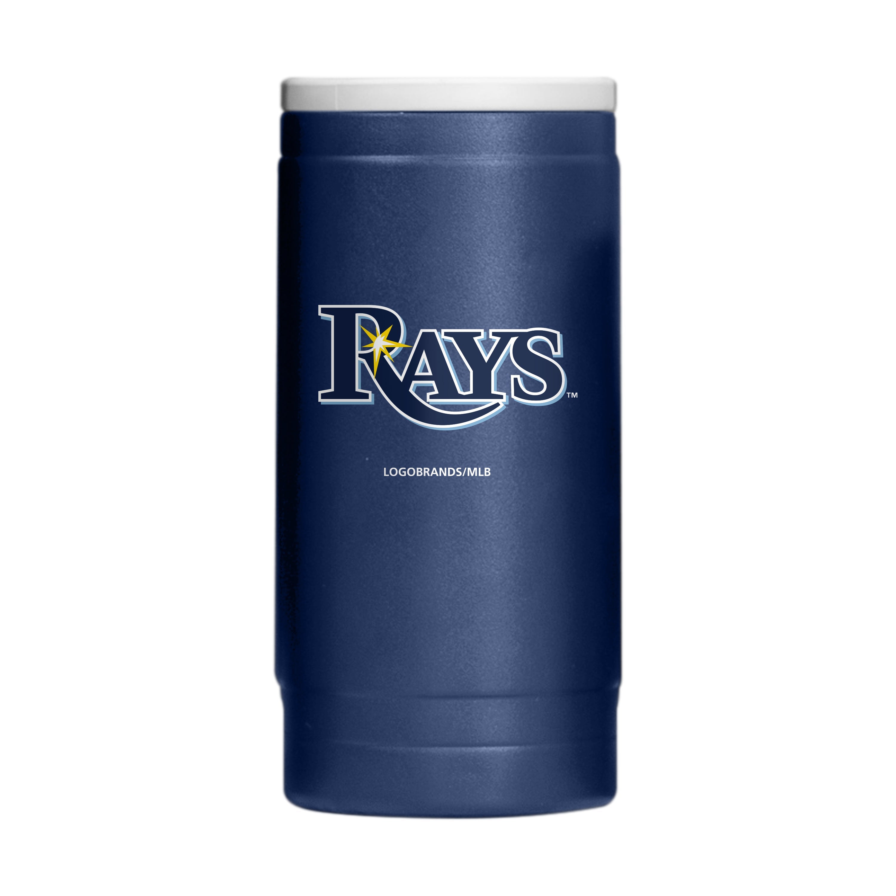 Tampa Bay Rays Flipside Powder Coat Slim Can Coolie - Sports Gifts, Sports Memorabilia, Sports Collectibles, Fan Shop