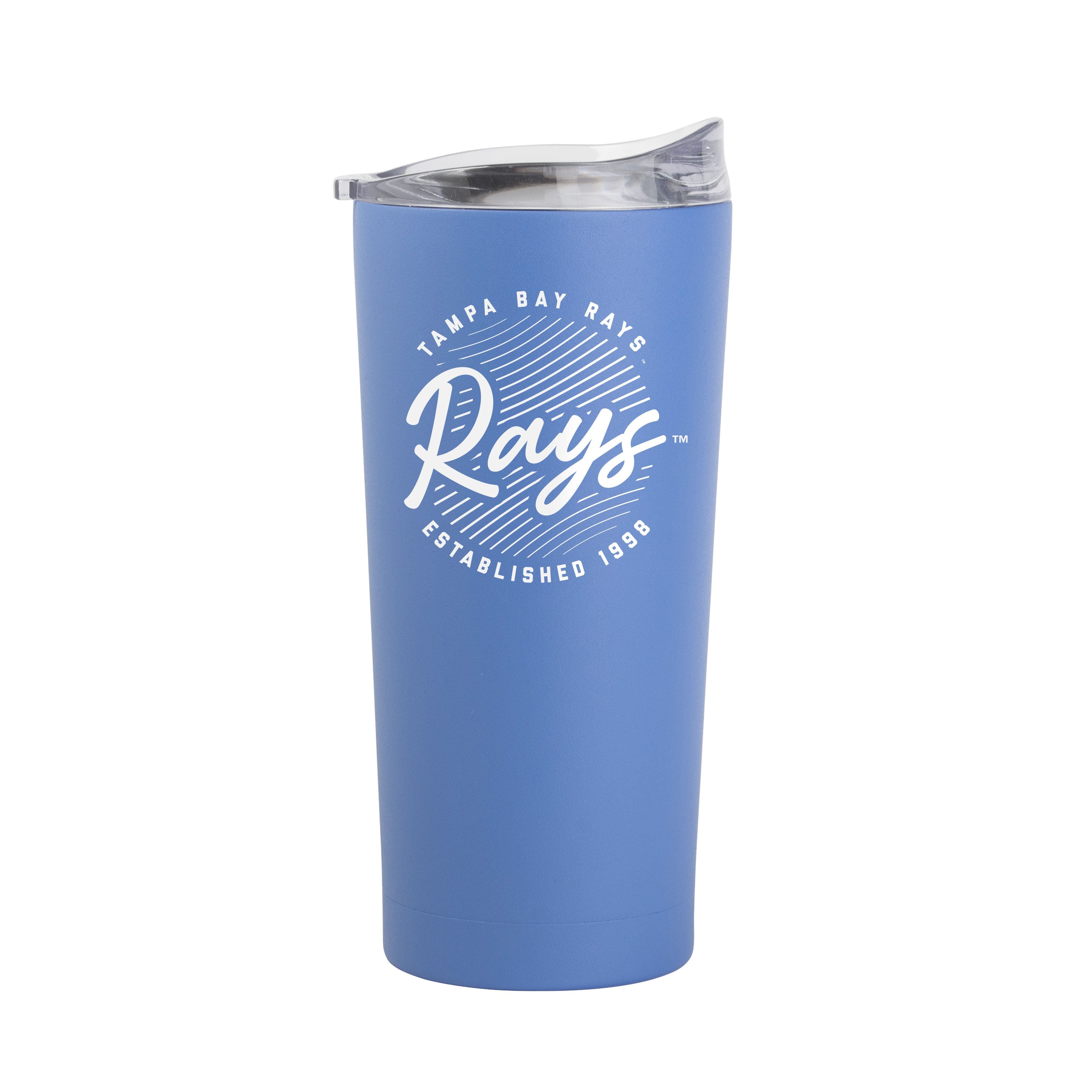 Tampa Bay Rays 20oz Retro Script Arctic Powder Coat Tumbler - Sports Gifts, Sports Memorabilia, Sports Collectibles, Fan Shop