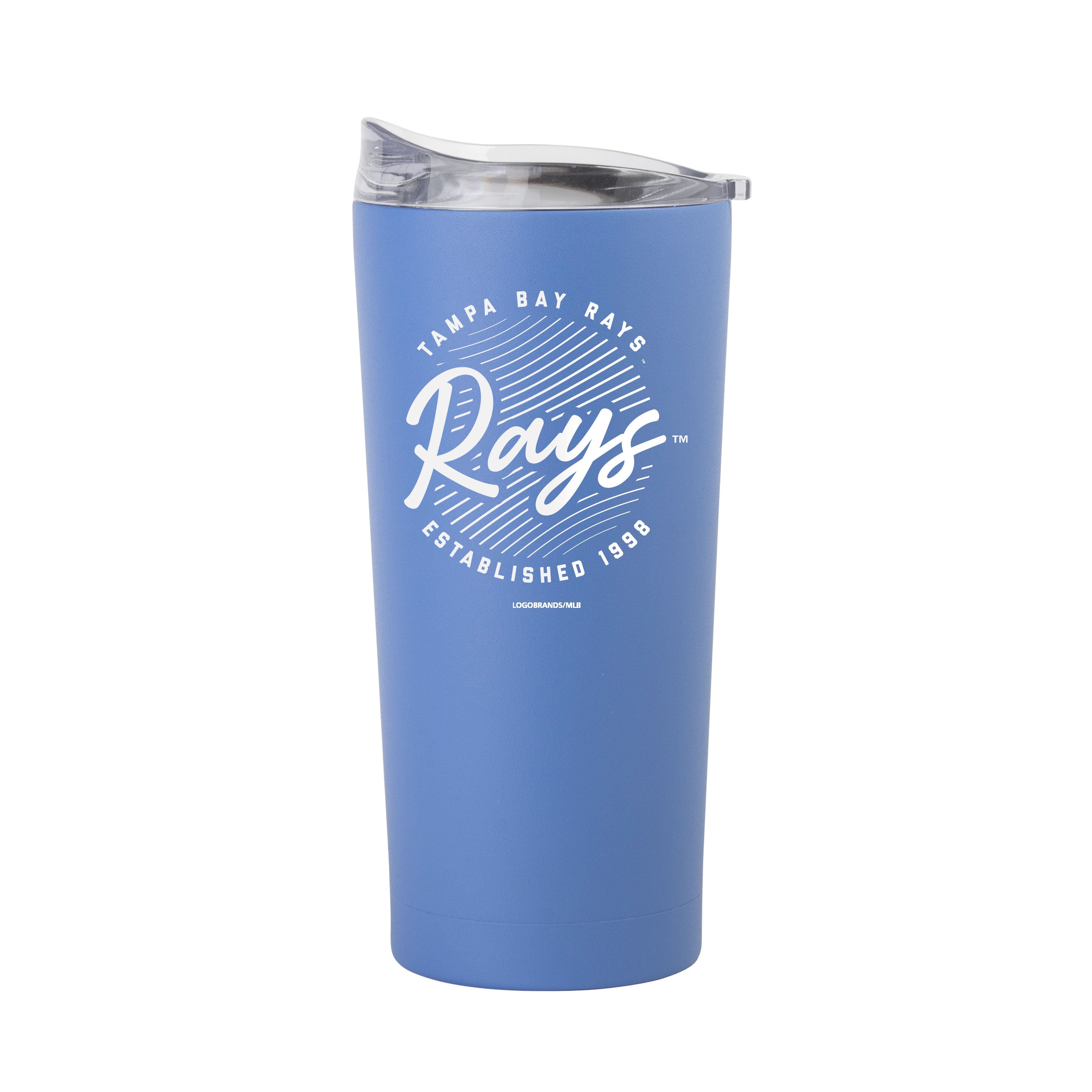 Tampa Bay Rays 20oz Retro Script Arctic Powder Coat Tumbler