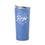 Tampa Bay Rays 20oz Retro Script Arctic Powder Coat Tumbler