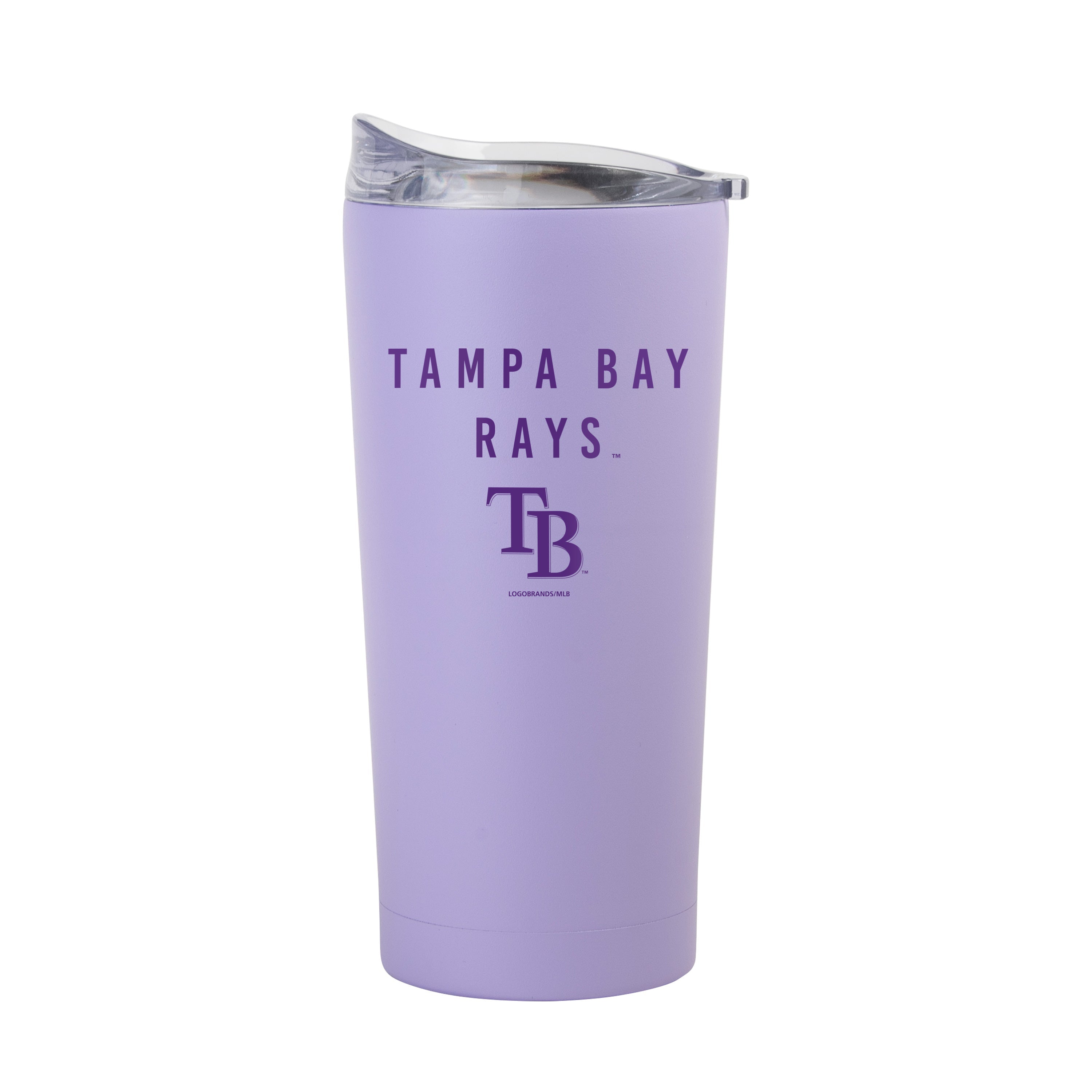 Tampa Bay Rays 20oz Tonal Lavender Powder Coat Tumbler