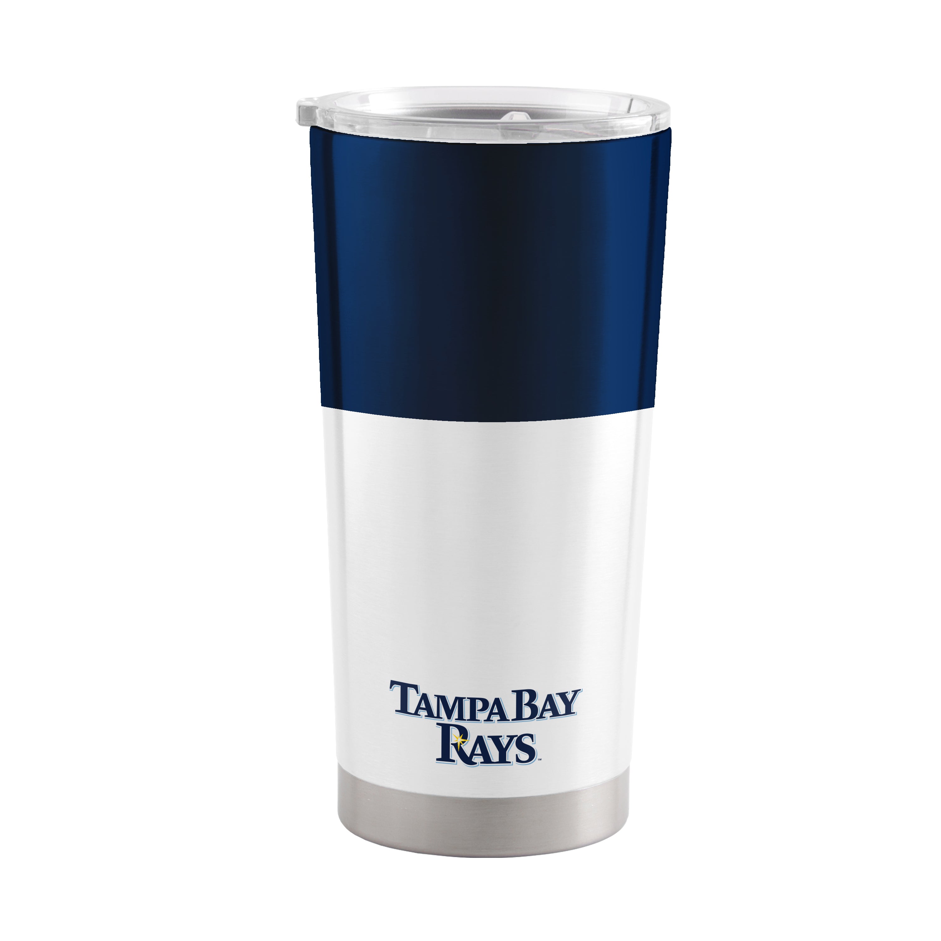 Tampa Bay Rays 20oz Colorblock Stainless Steel Tumbler - Sports Gifts, Sports Memorabilia, Sports Collectibles, Fan Shop