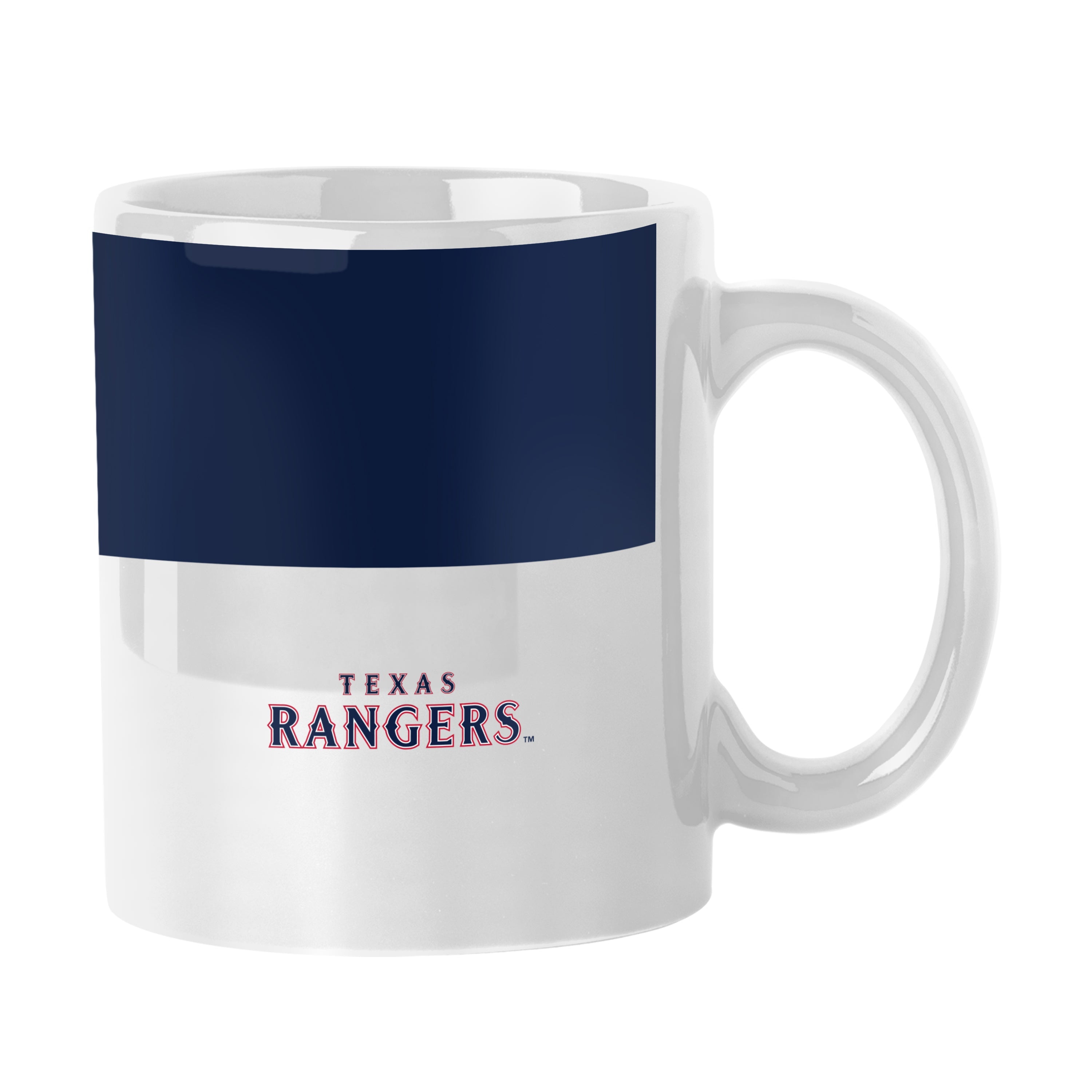 Texas Rangers 11oz Colorblock Sublimated Mug - Sports Gifts, Sports Memorabilia, Sports Collectibles, Fan Shop