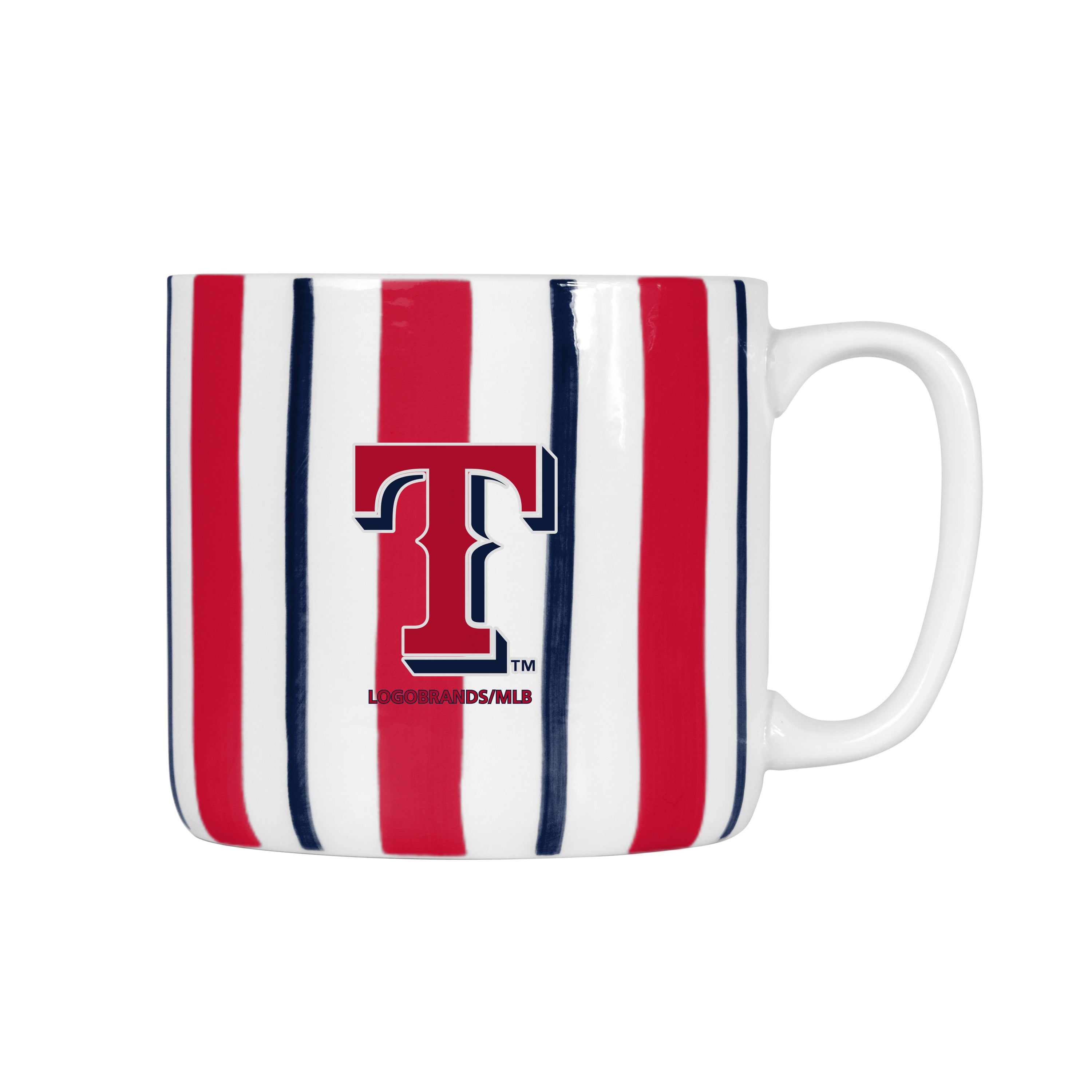 Texas Rangers 16oz Brushstroke Stripe Mug