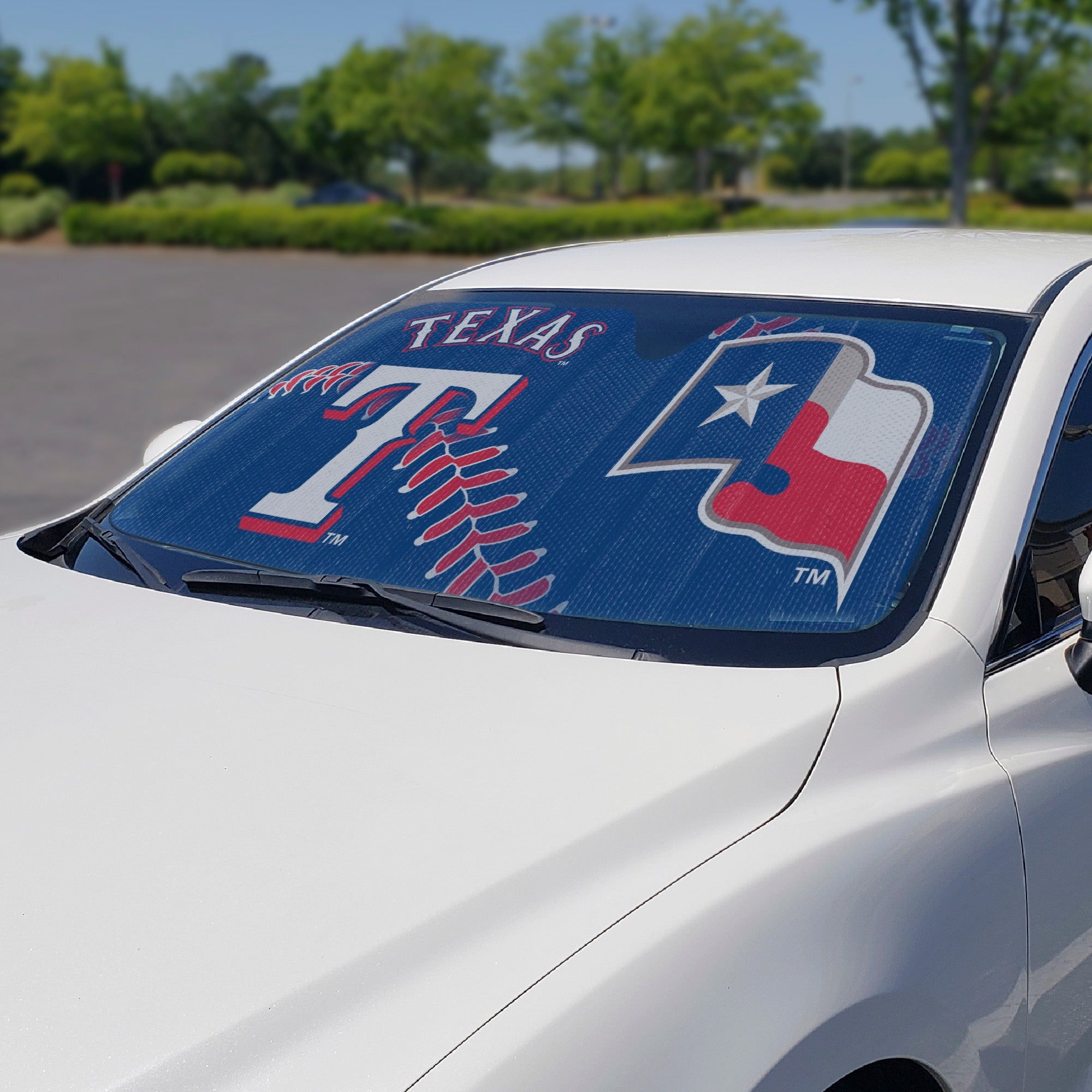 MLB - Texas Rangers Auto Shade - Sports Gifts, Sports Memorabilia, Sports Collectibles, Fan Shop