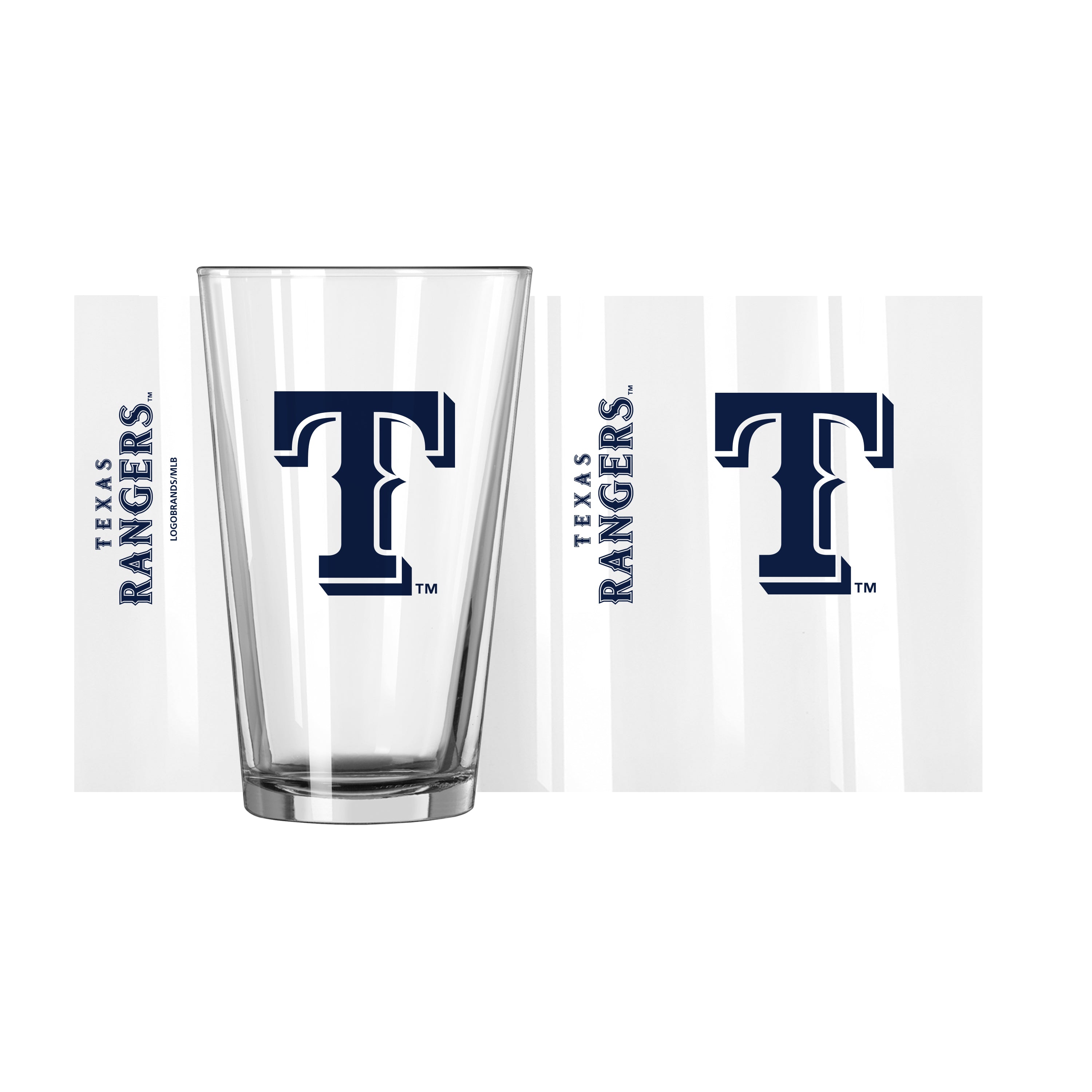 Texas Rangers 16oz Gameday Pint Glass